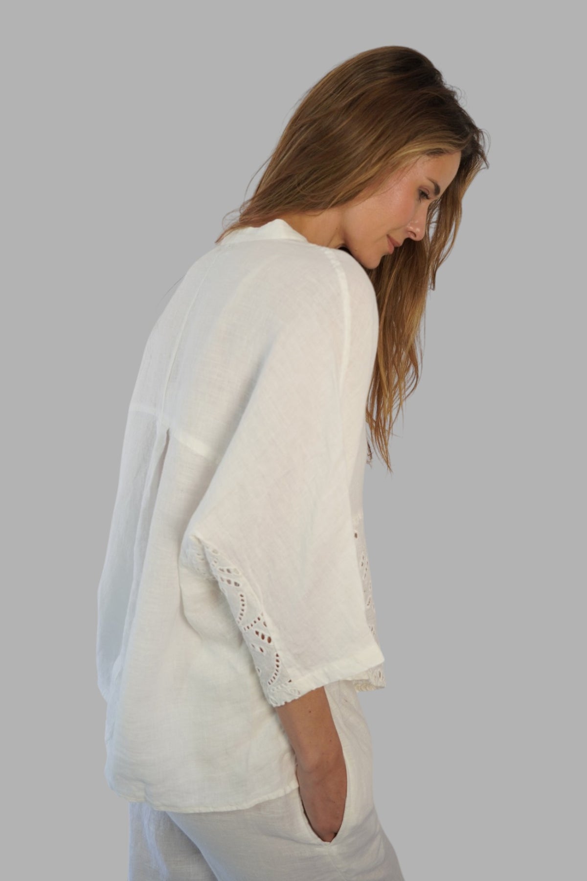 Blusa Alessia Blanco Leidiró