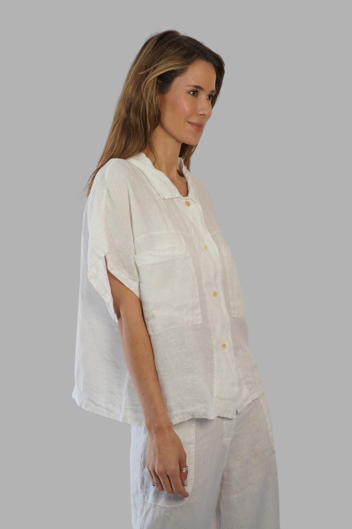 Blusa Bianca Blanco Leidiró