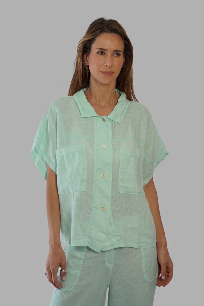Blusa Bianca Menta Leidiró