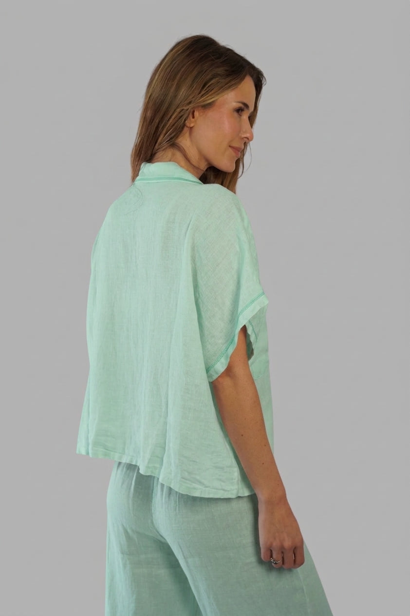Blusa Bianca Menta Leidiró
