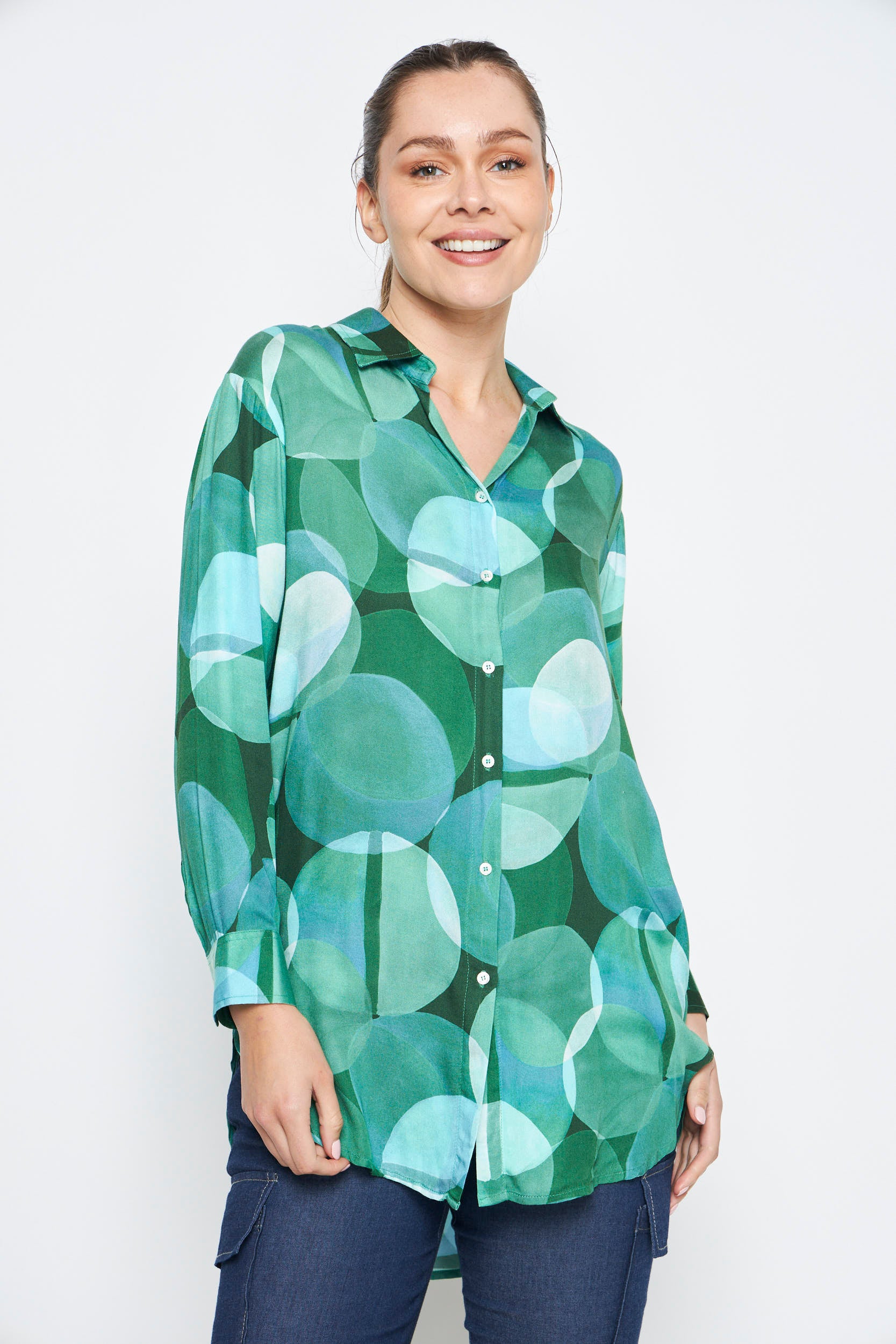 BLUSA ROSE VERDE