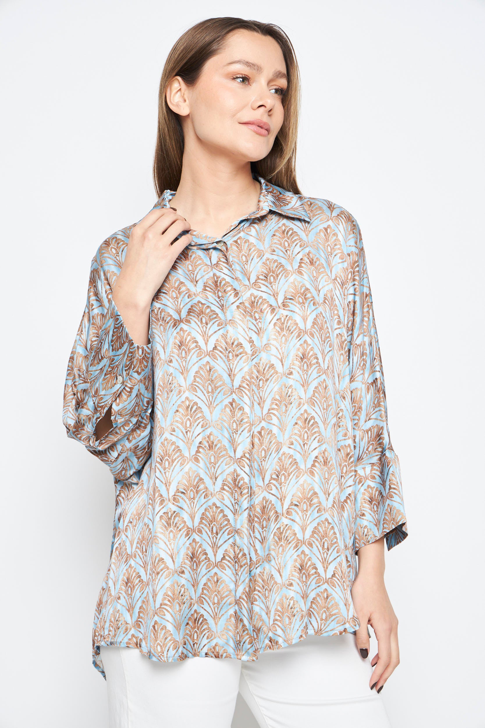 BLUSA VITA CELESTE