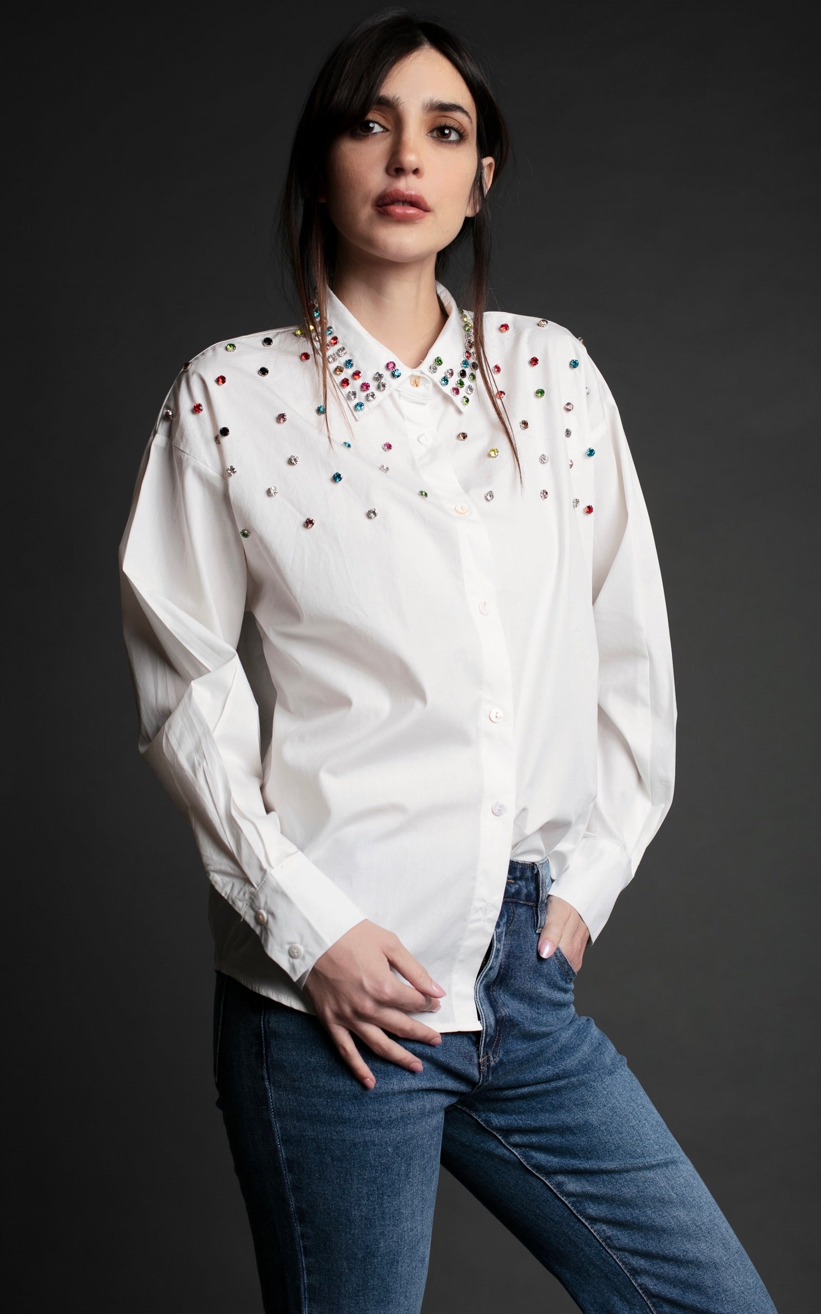 CAMISA  KAIRA BLANCO