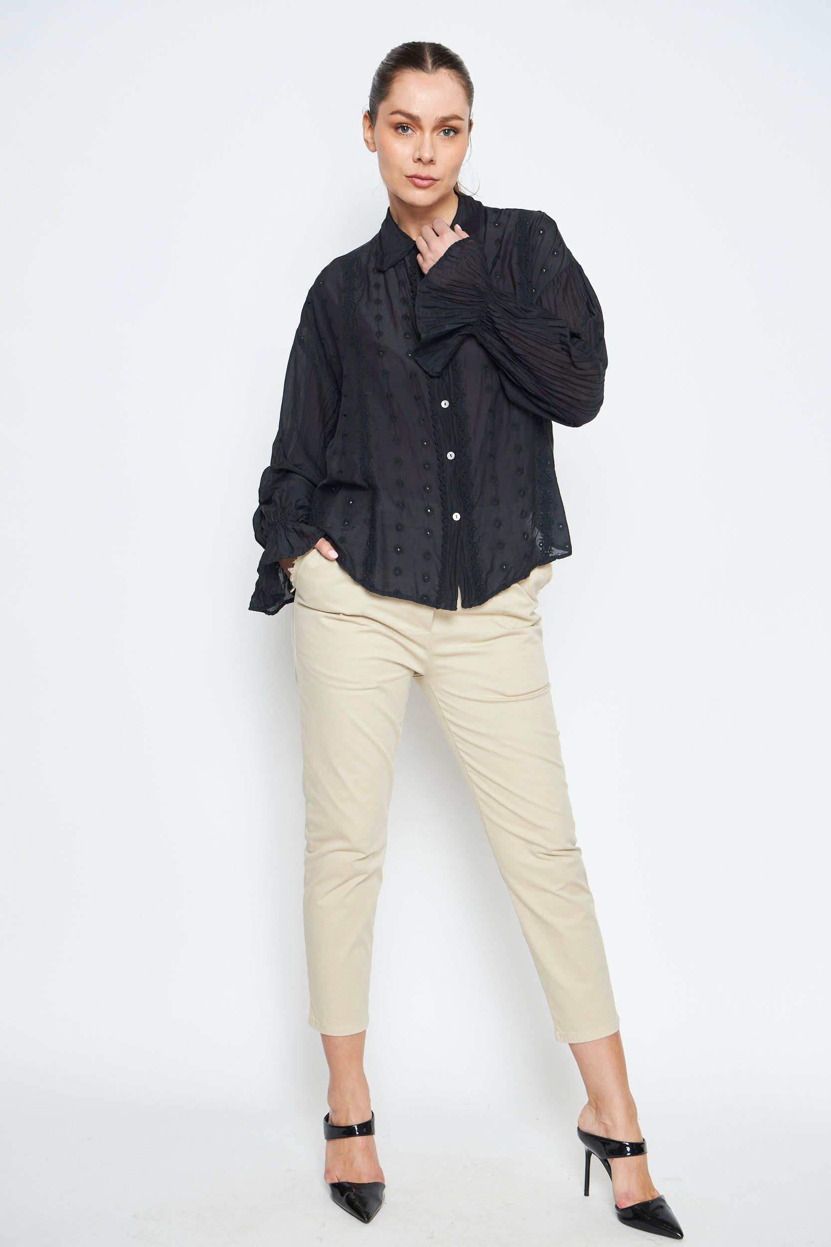 BLUSA NINA NEGRO