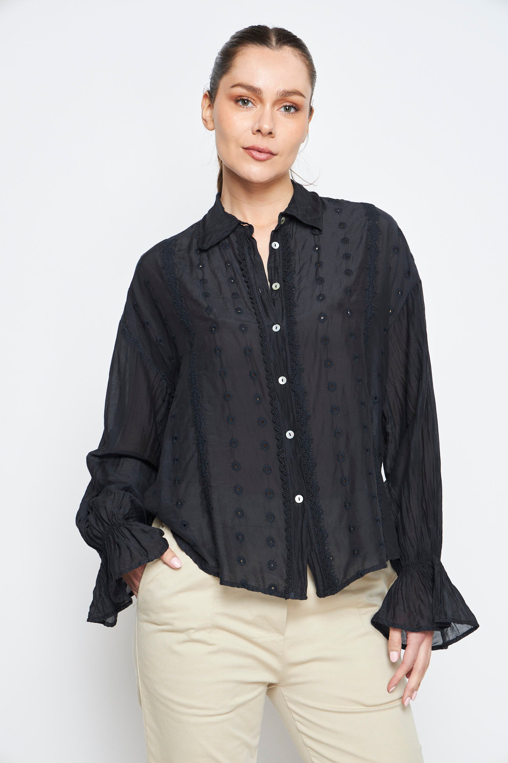 BLUSA NINA NEGRO