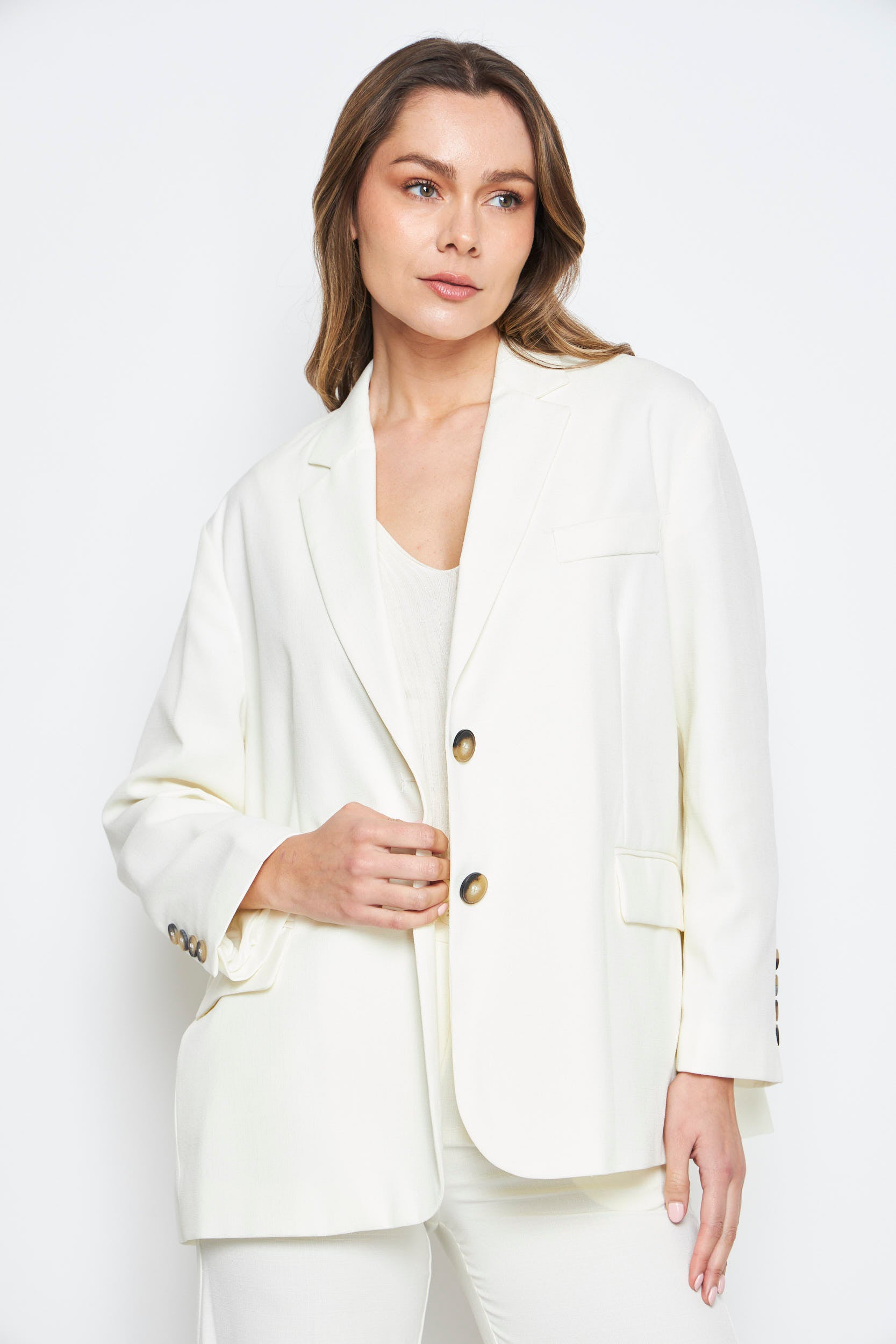 CHAQUETA NERA BLANCO