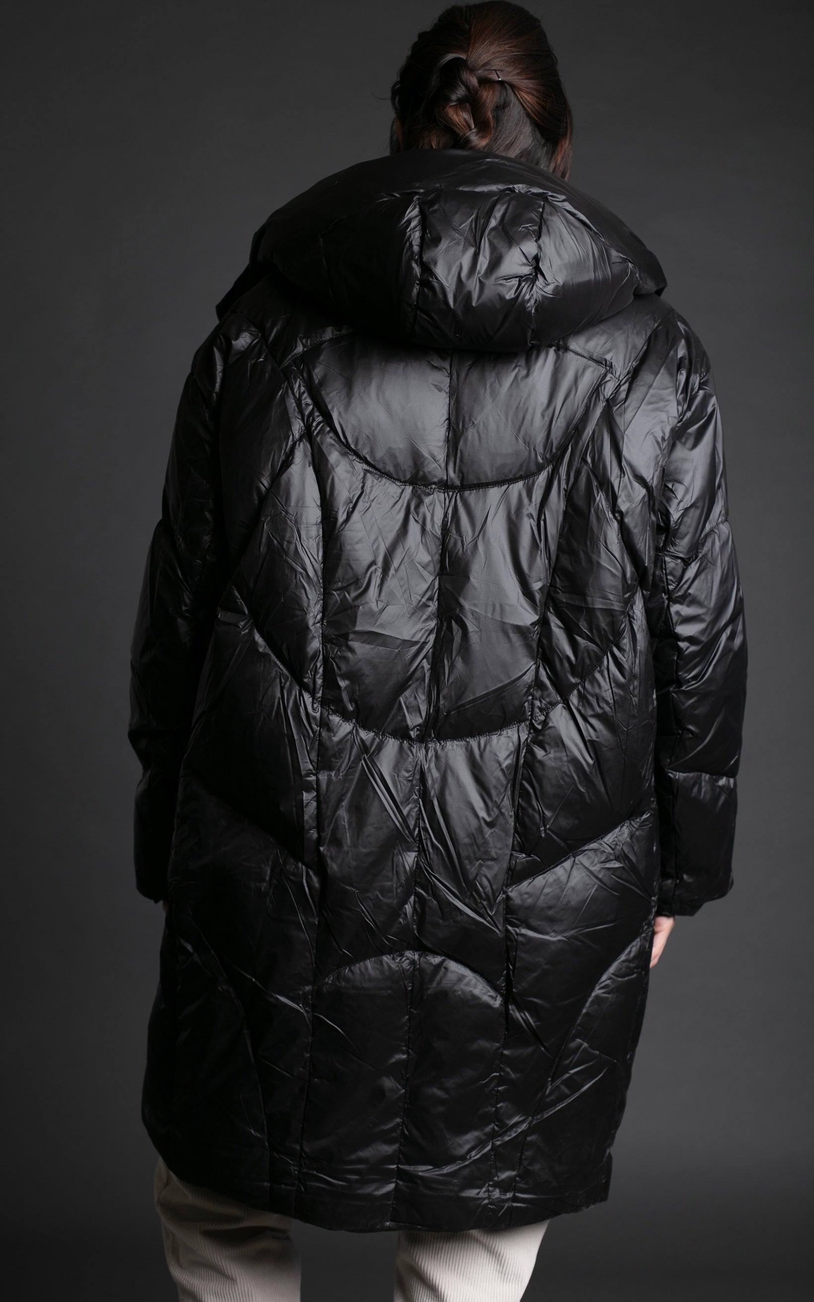 PARKA  BIANCA NEGRO