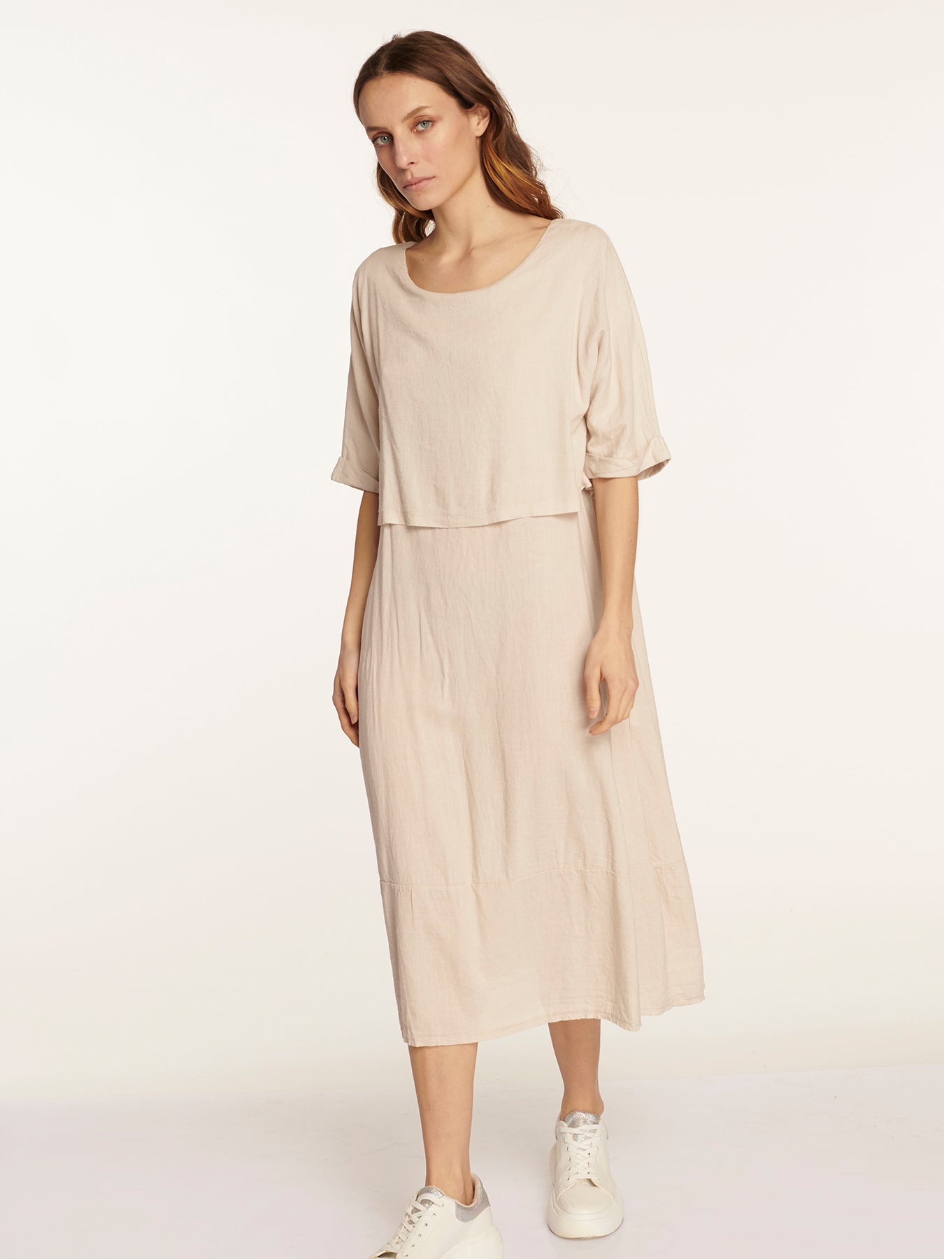 Vestido Lucrezia Sabbia Leidiró