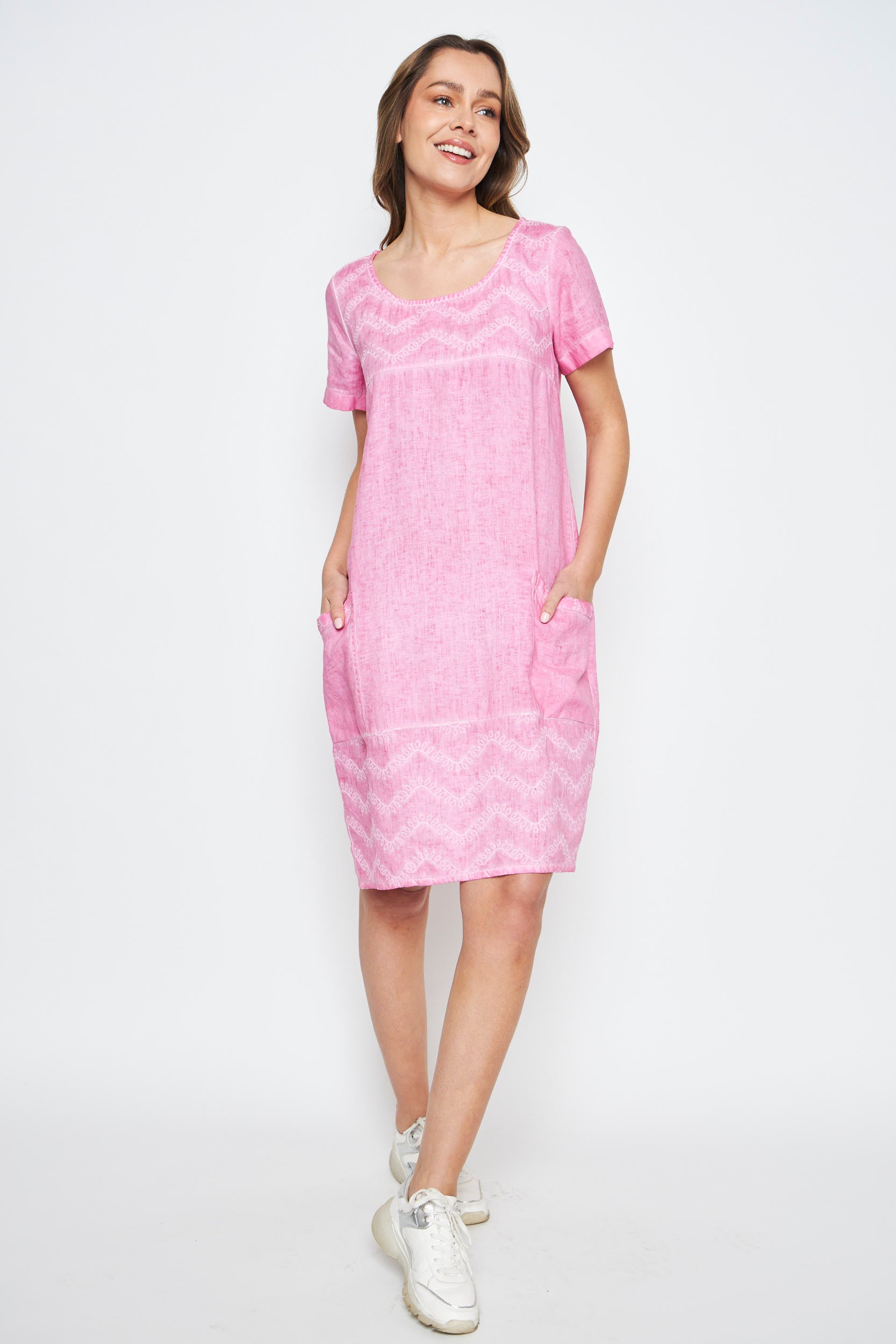 VESTIDO LIRA FUCSIA