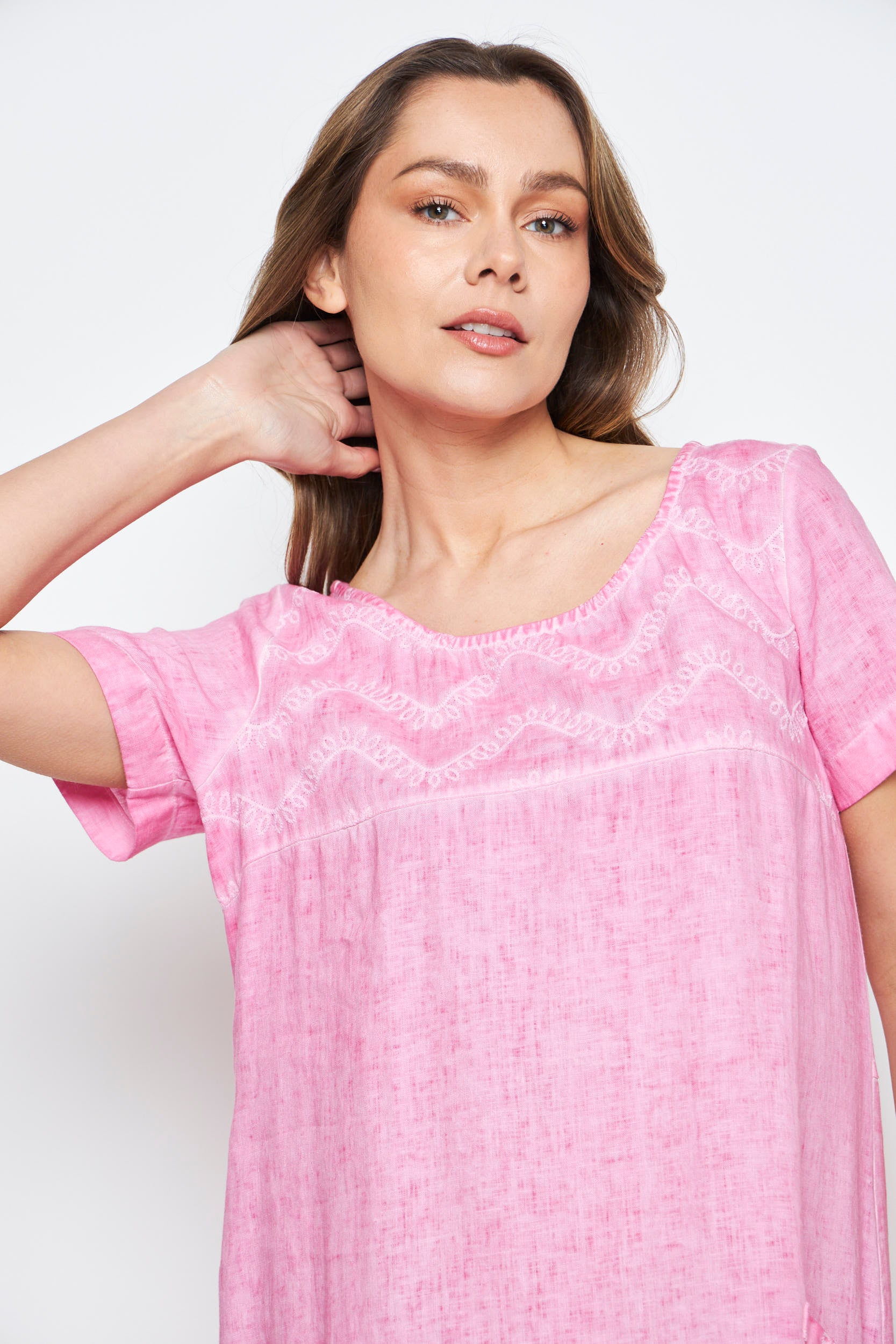 VESTIDO LIRA FUCSIA