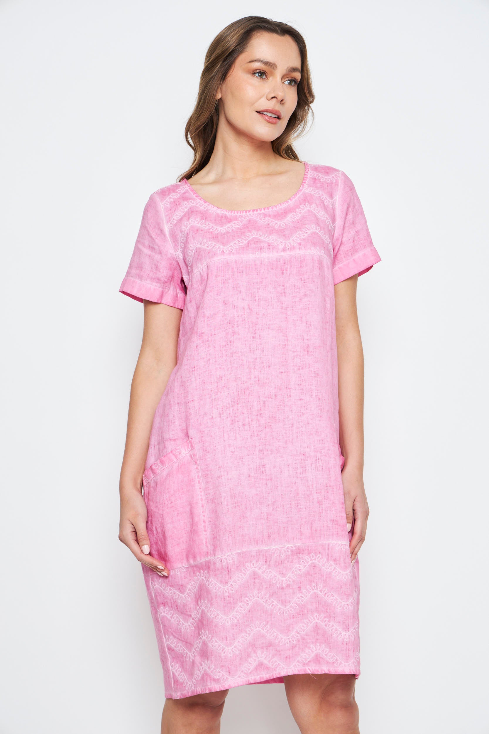 VESTIDO LIRA FUCSIA
