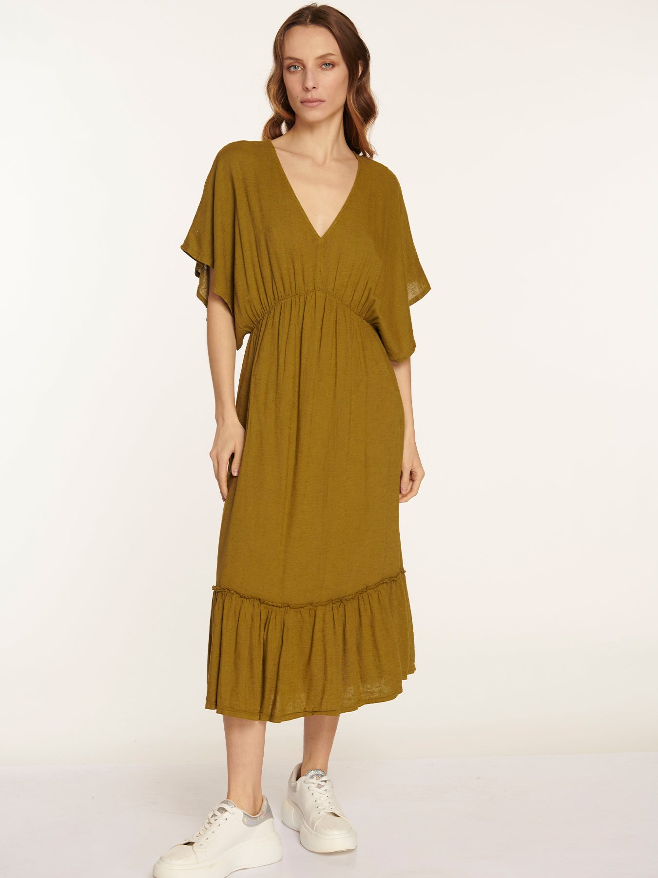 Vestido Mirabella Oliva Leidiró