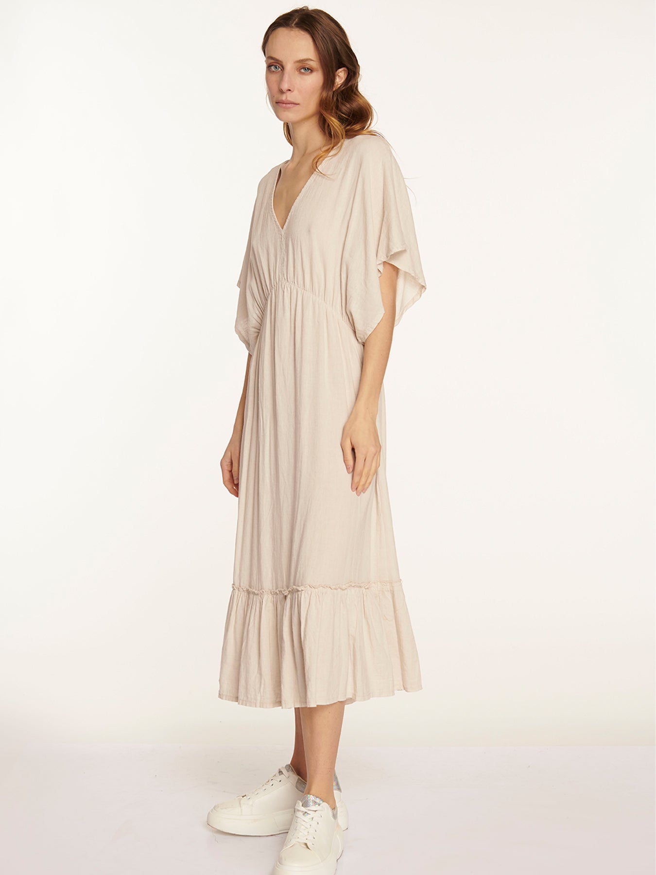 Vestido Mirabella Sabbia Leidiró