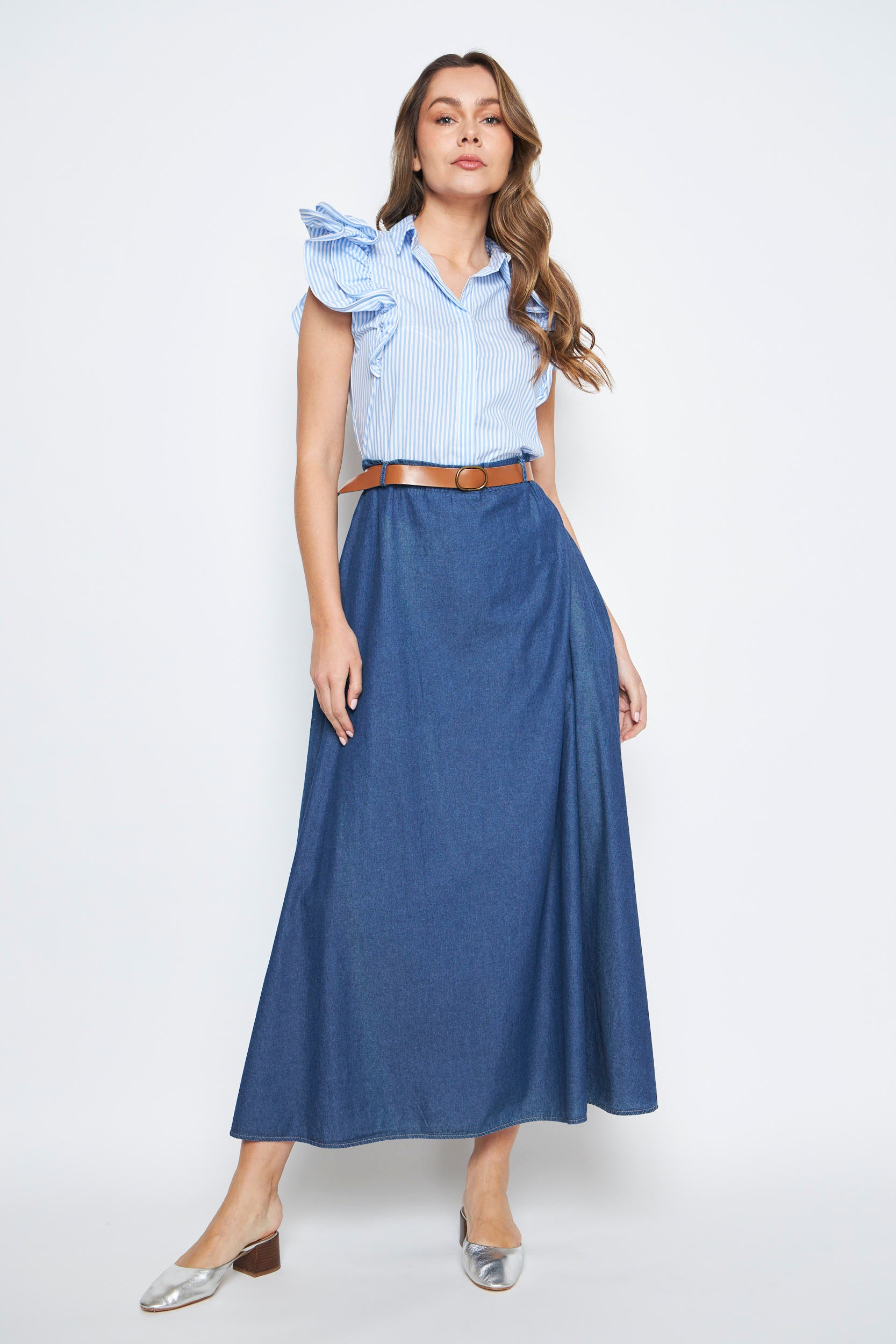 VESTIDO LINA CELESTE