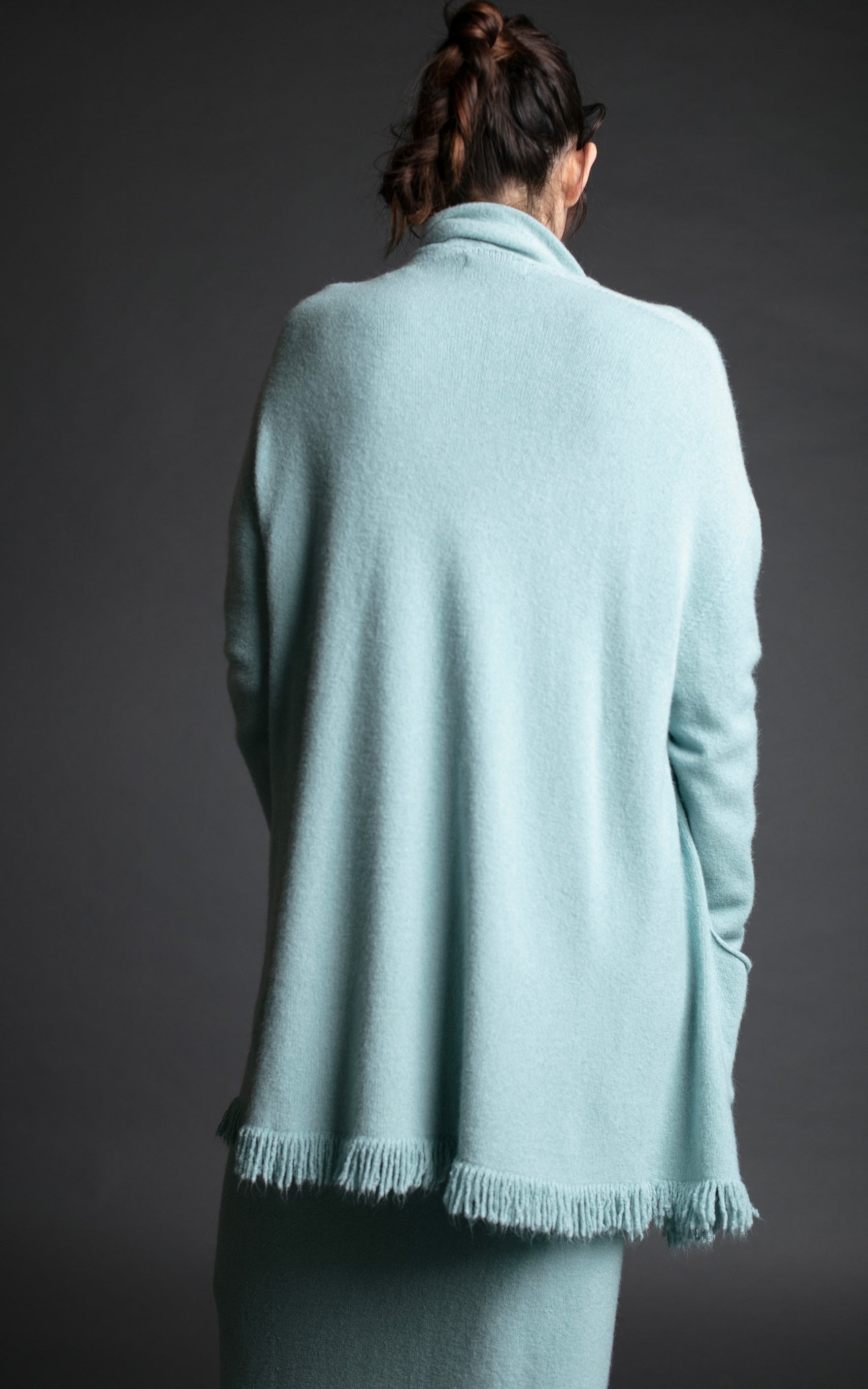 CARDIGAN  GIACINTA TURQUESA