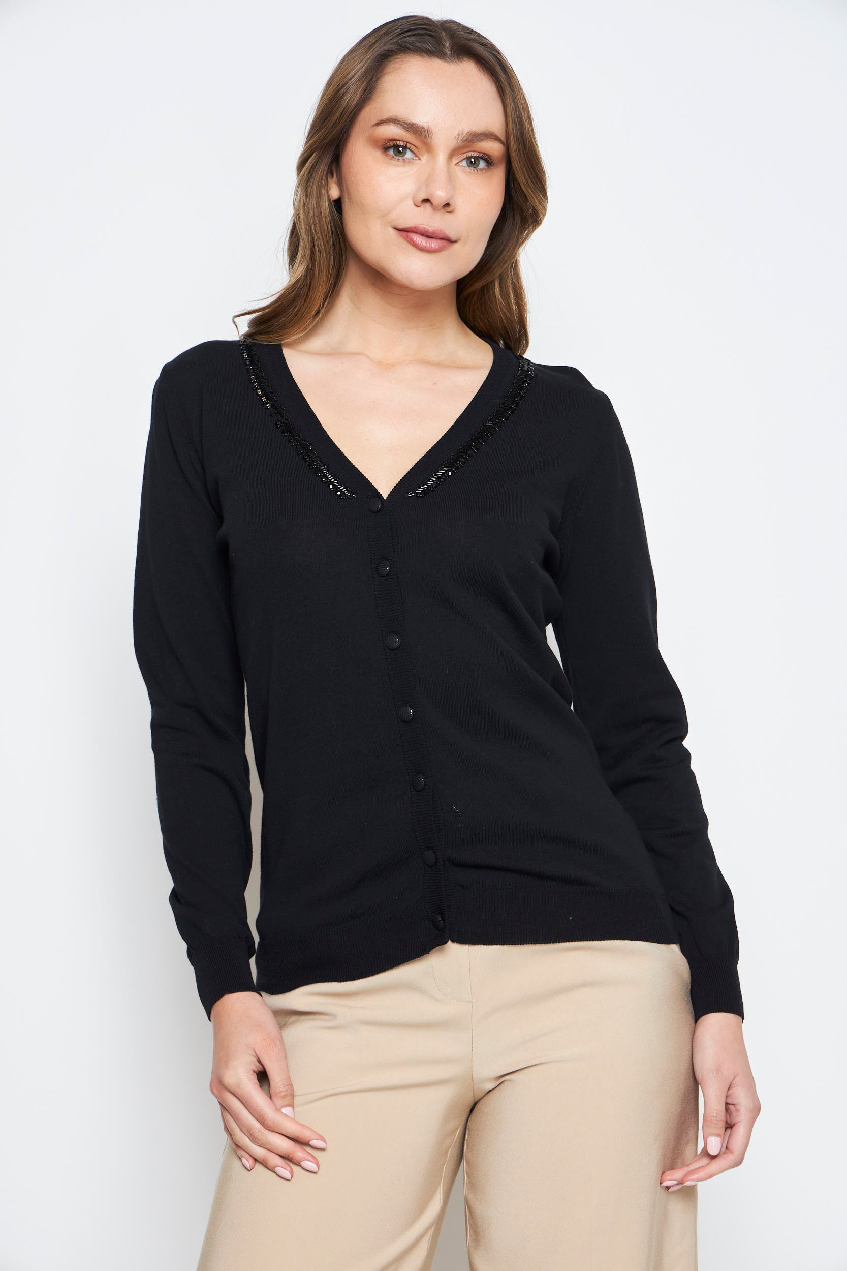 CARDIGAN VITA NEGRO