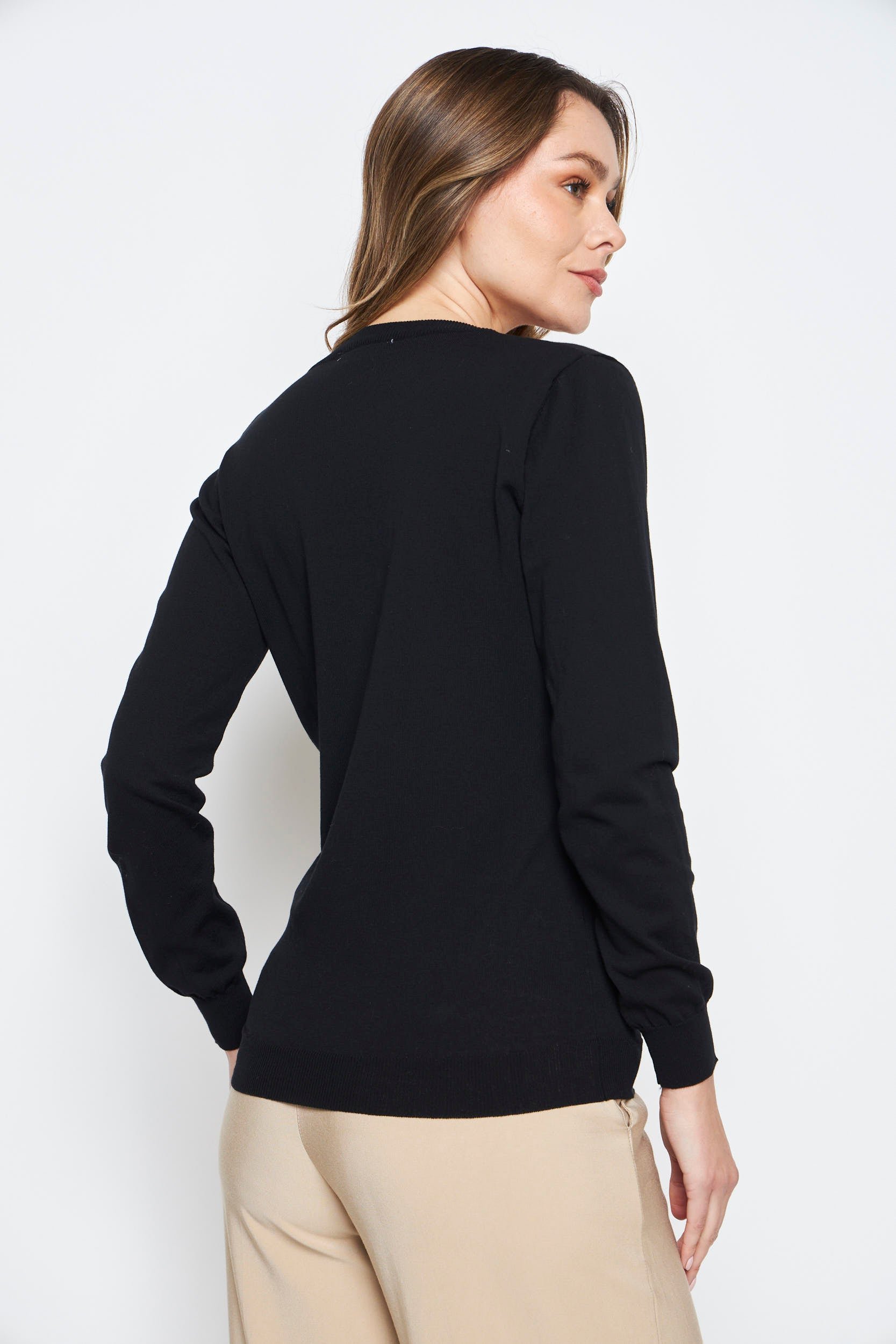 CARDIGAN VITA NEGRO