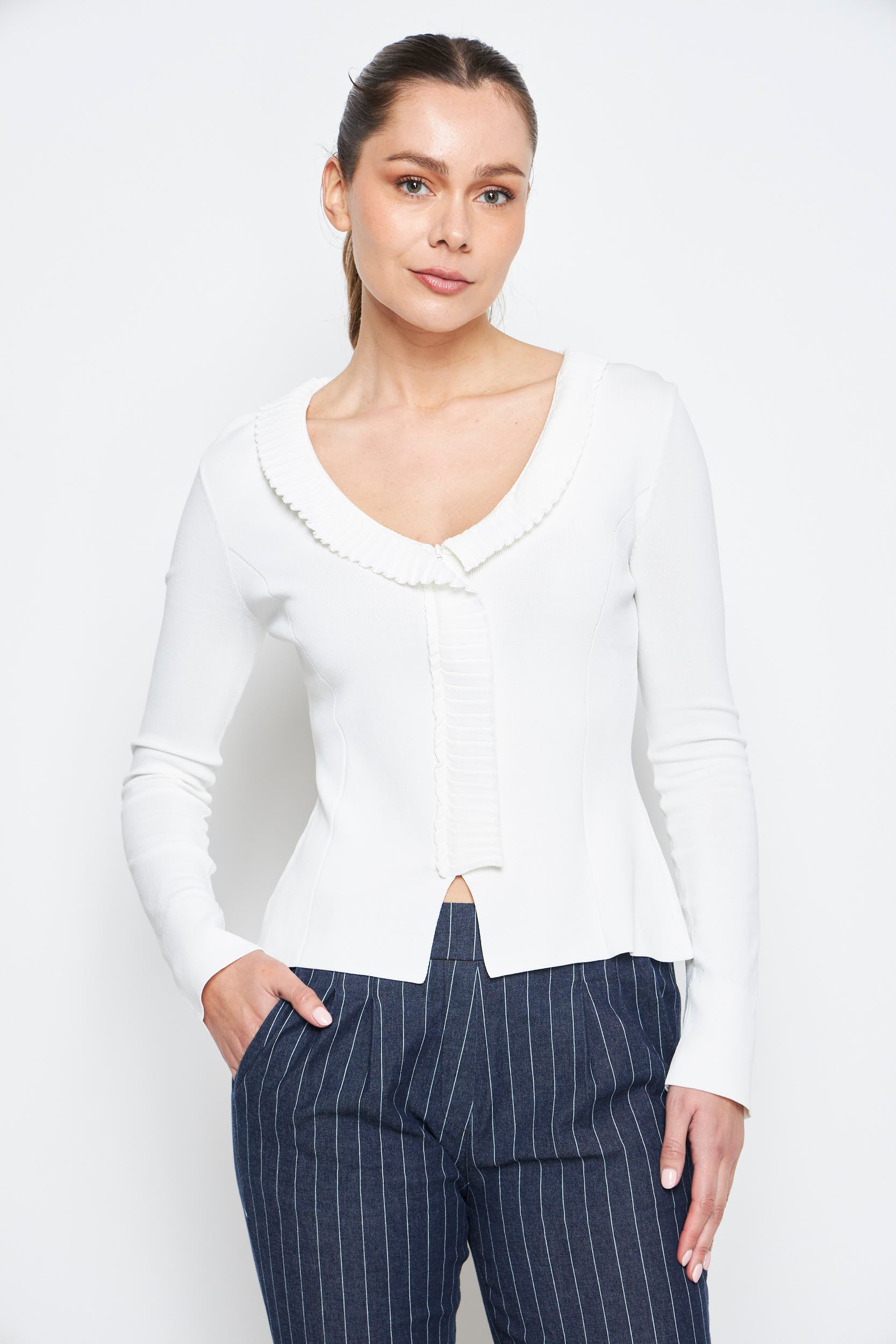 CARDIGAN MIRA BLANCO