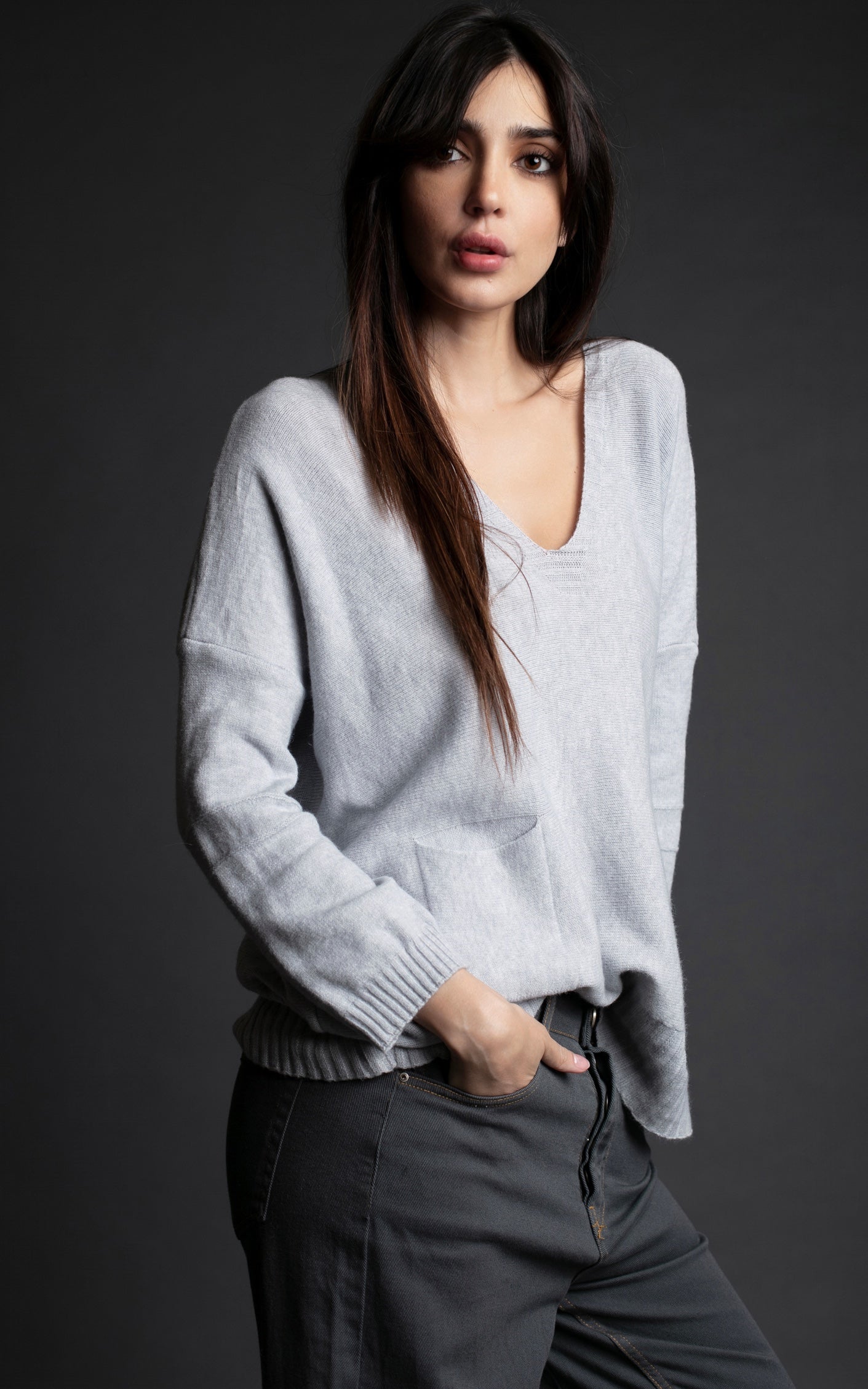 SWEATER  GIADA GRIS