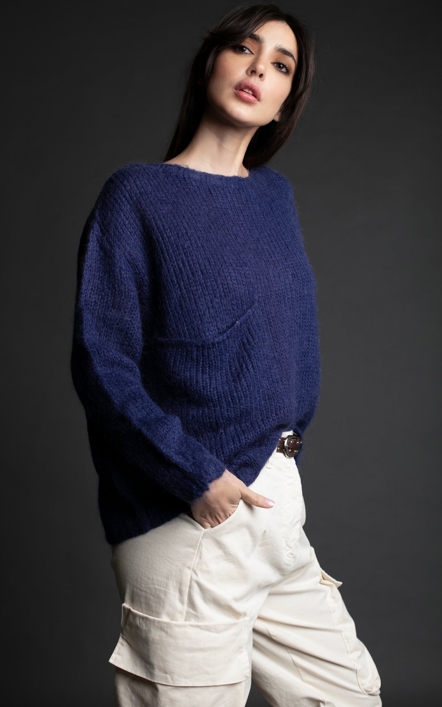 SWEATER  ROSALBA AZUL