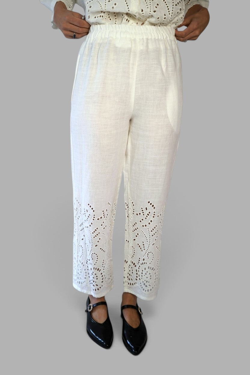 Pantalón Isabella Blanco Leidiró
