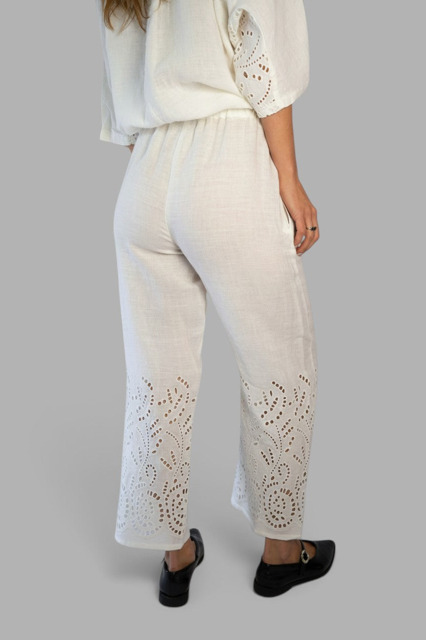 Pantalón Isabella Blanco Leidiró