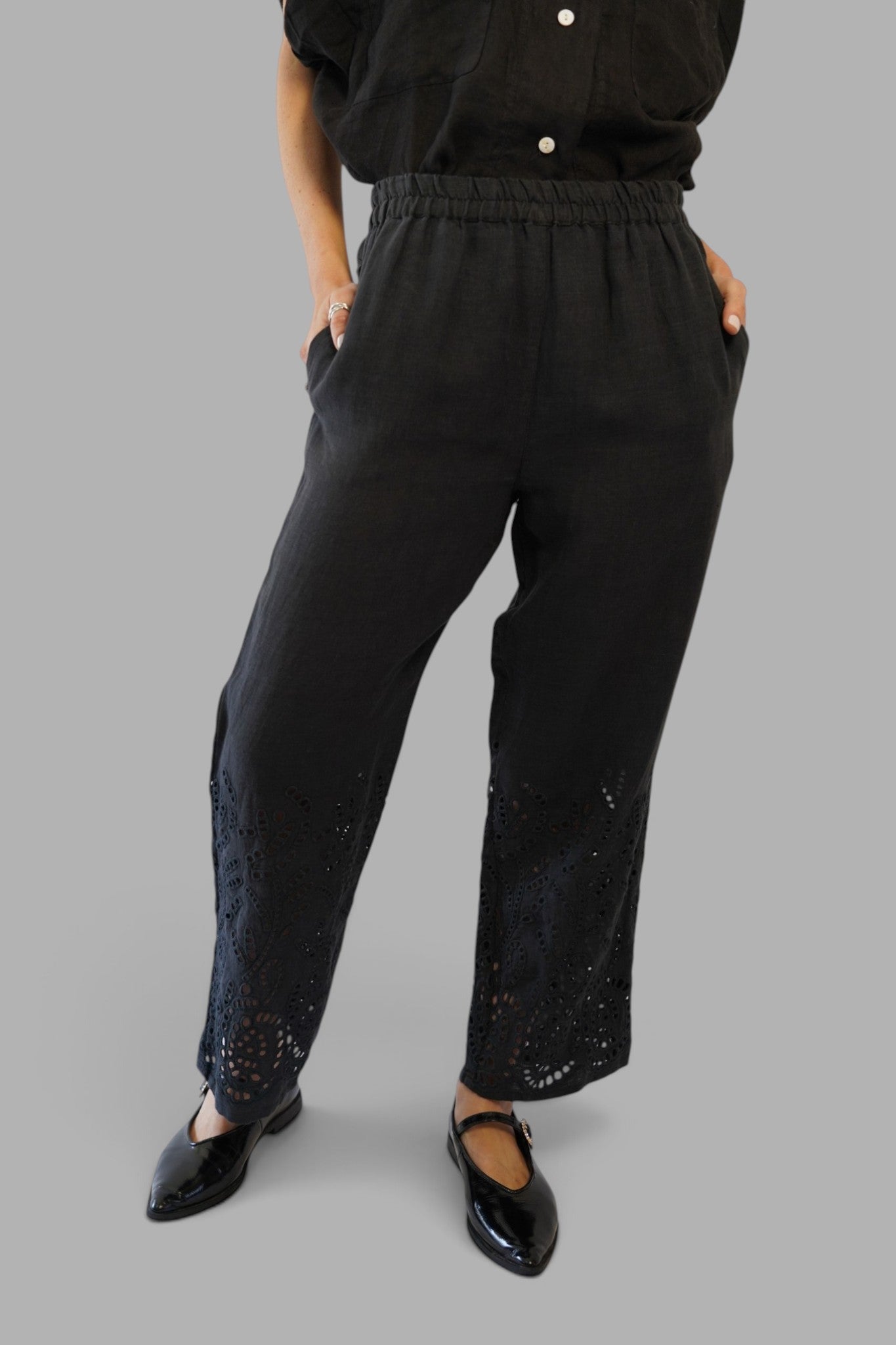 Pantalón Isabella Negro Leidiró