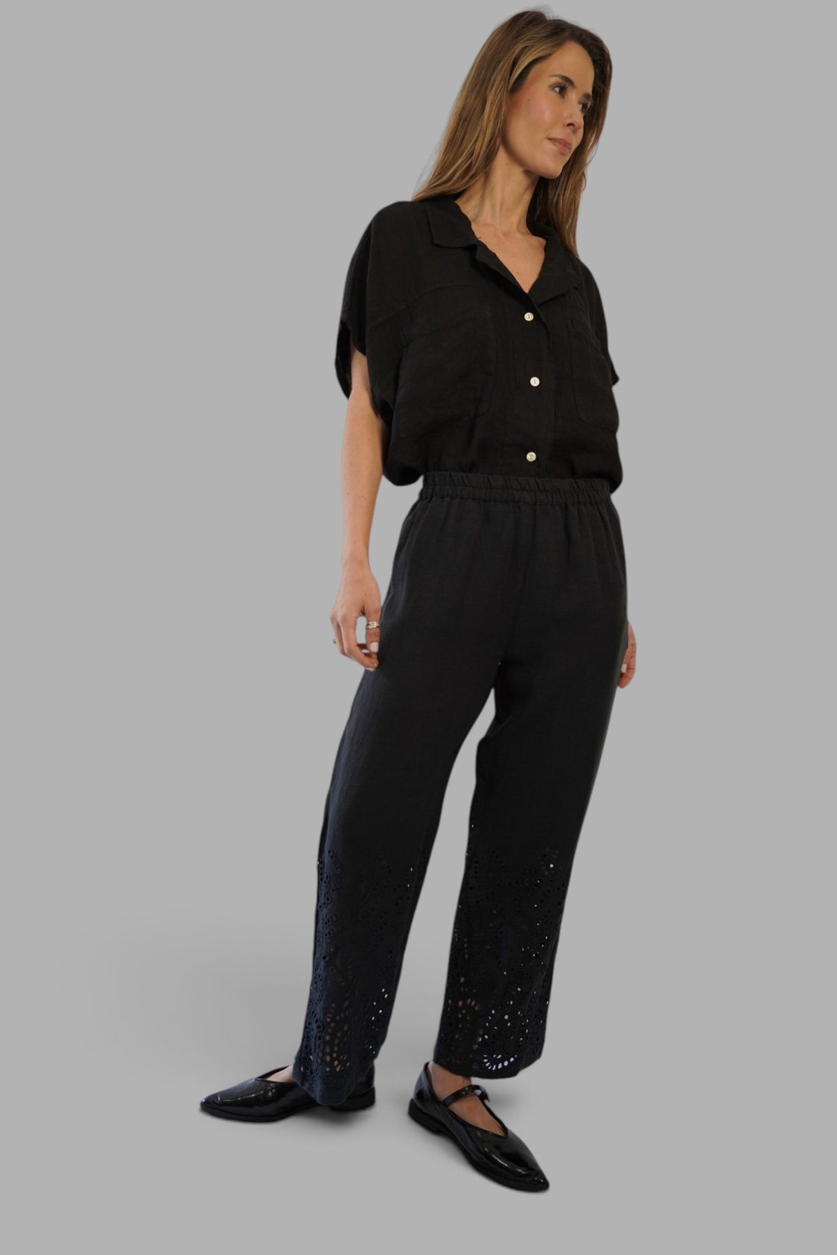 Pantalón Isabella Negro Leidiró