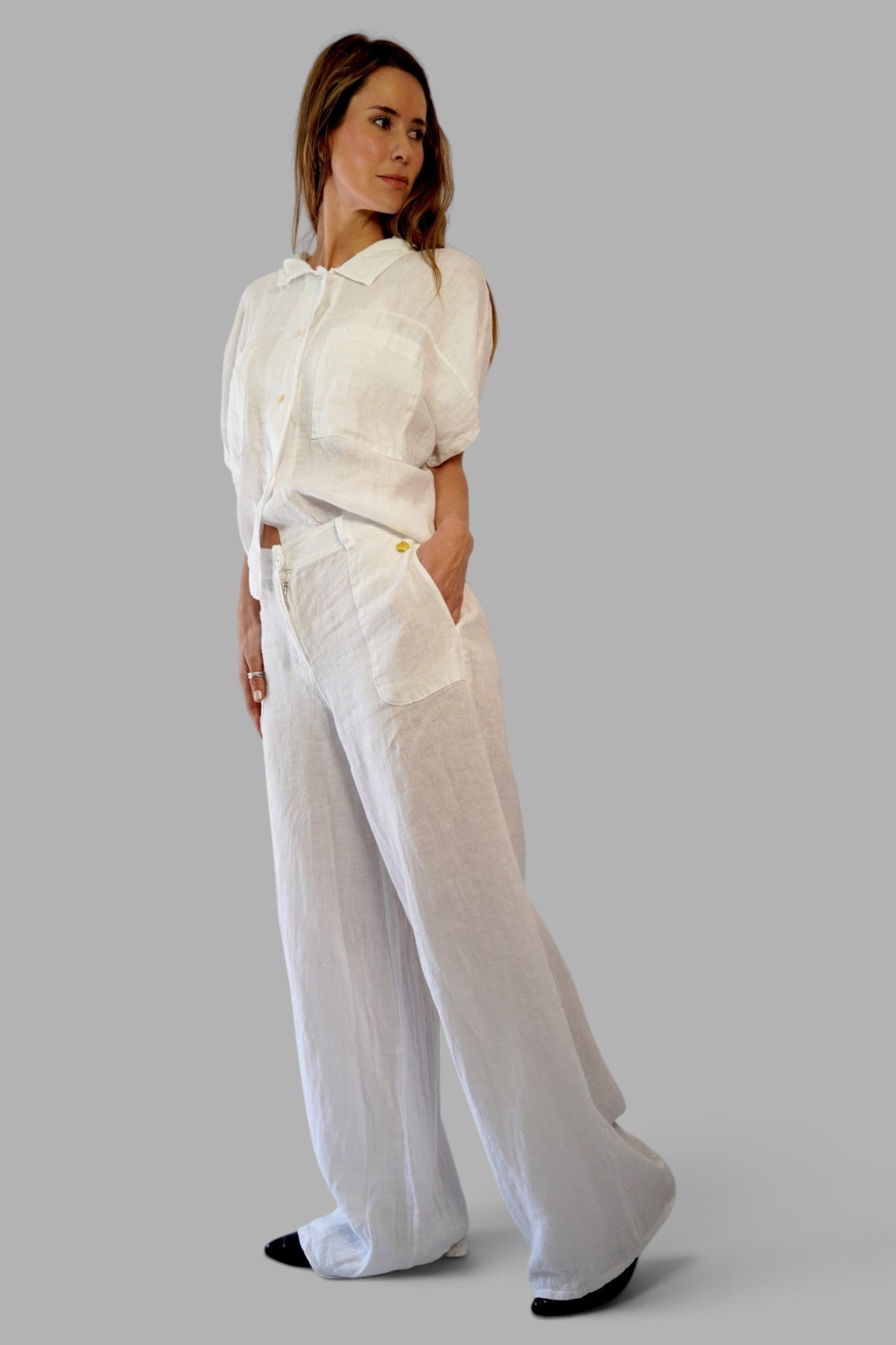 Pantalón Camilla Blanco Leidiró
