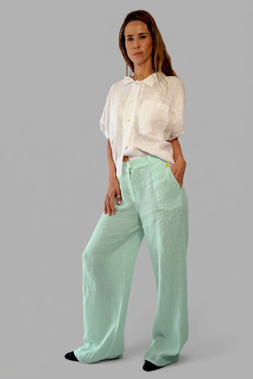 Pantalón Camilla Menta Leidiró
