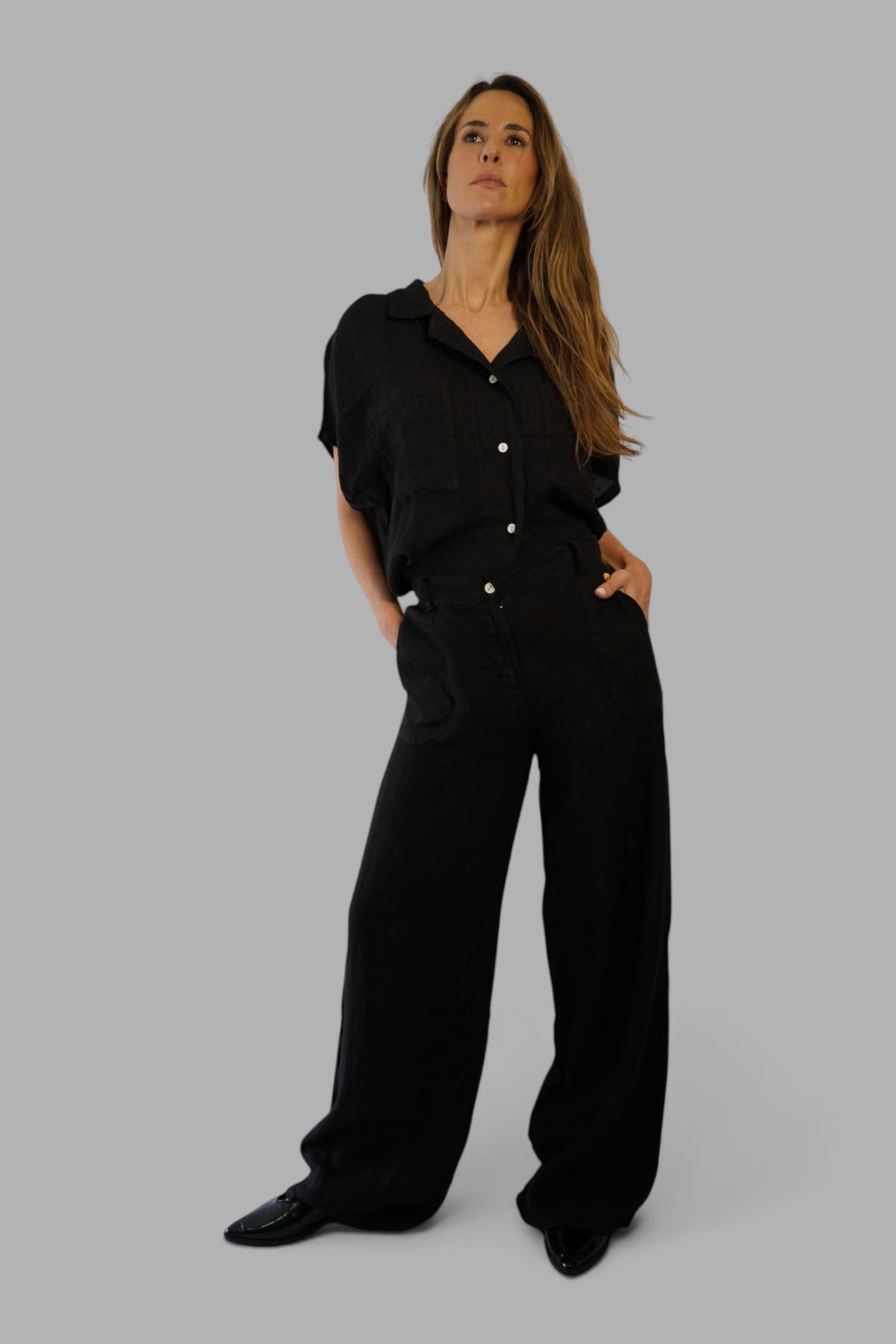 Pantalón Camilla Negro Leidiró