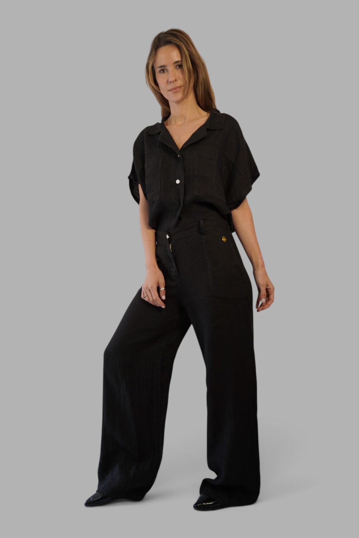 Pantalón Camilla Negro Leidiró