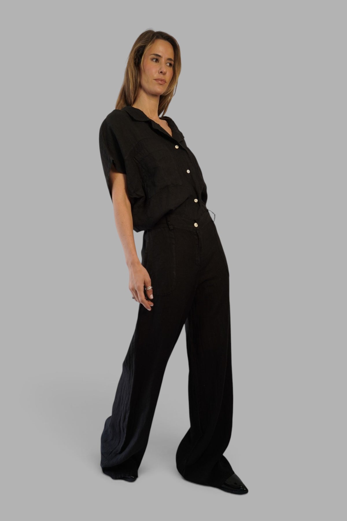 Pantalón Camilla Negro Leidiró