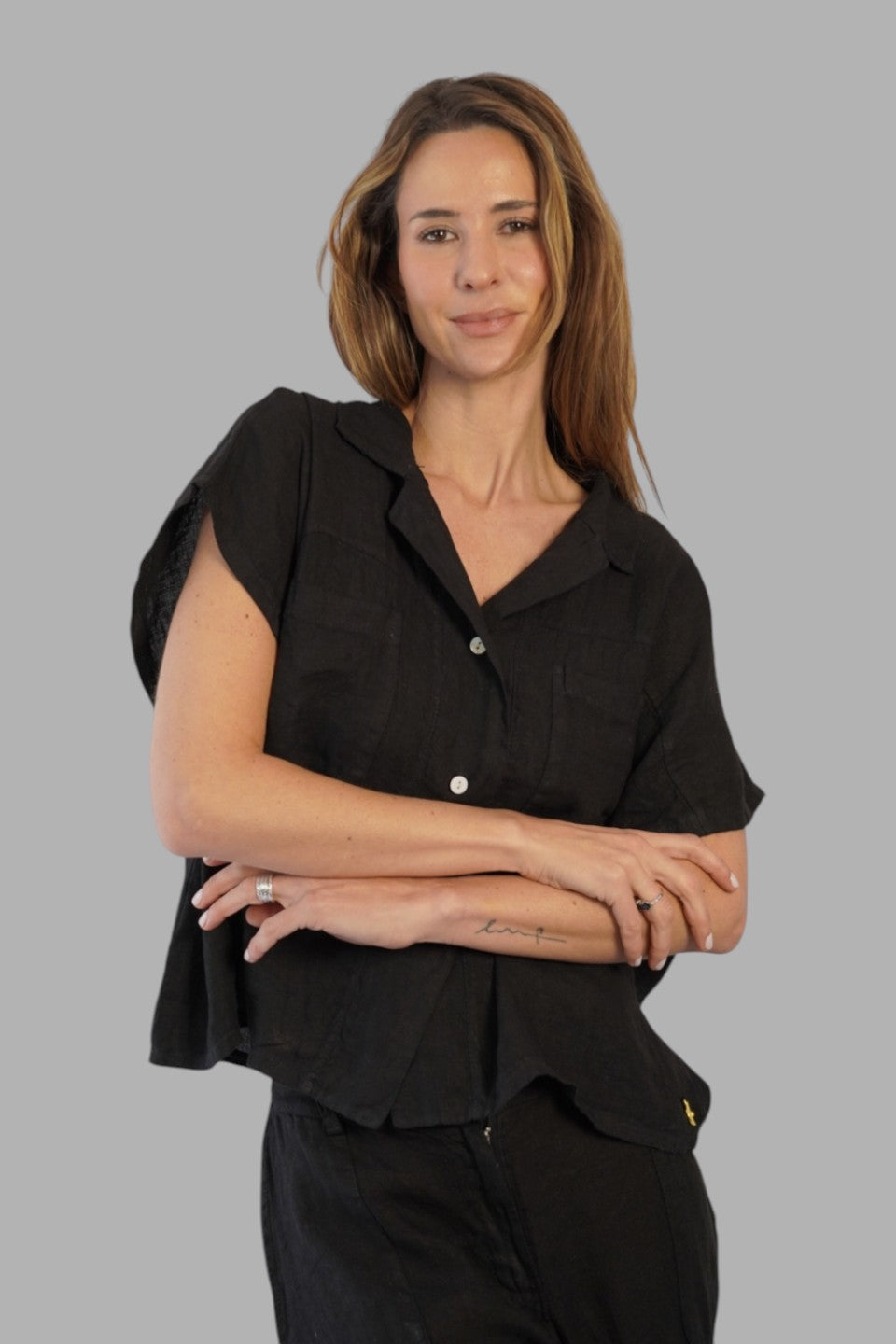 Blusa Bianca Negro Leidiró
