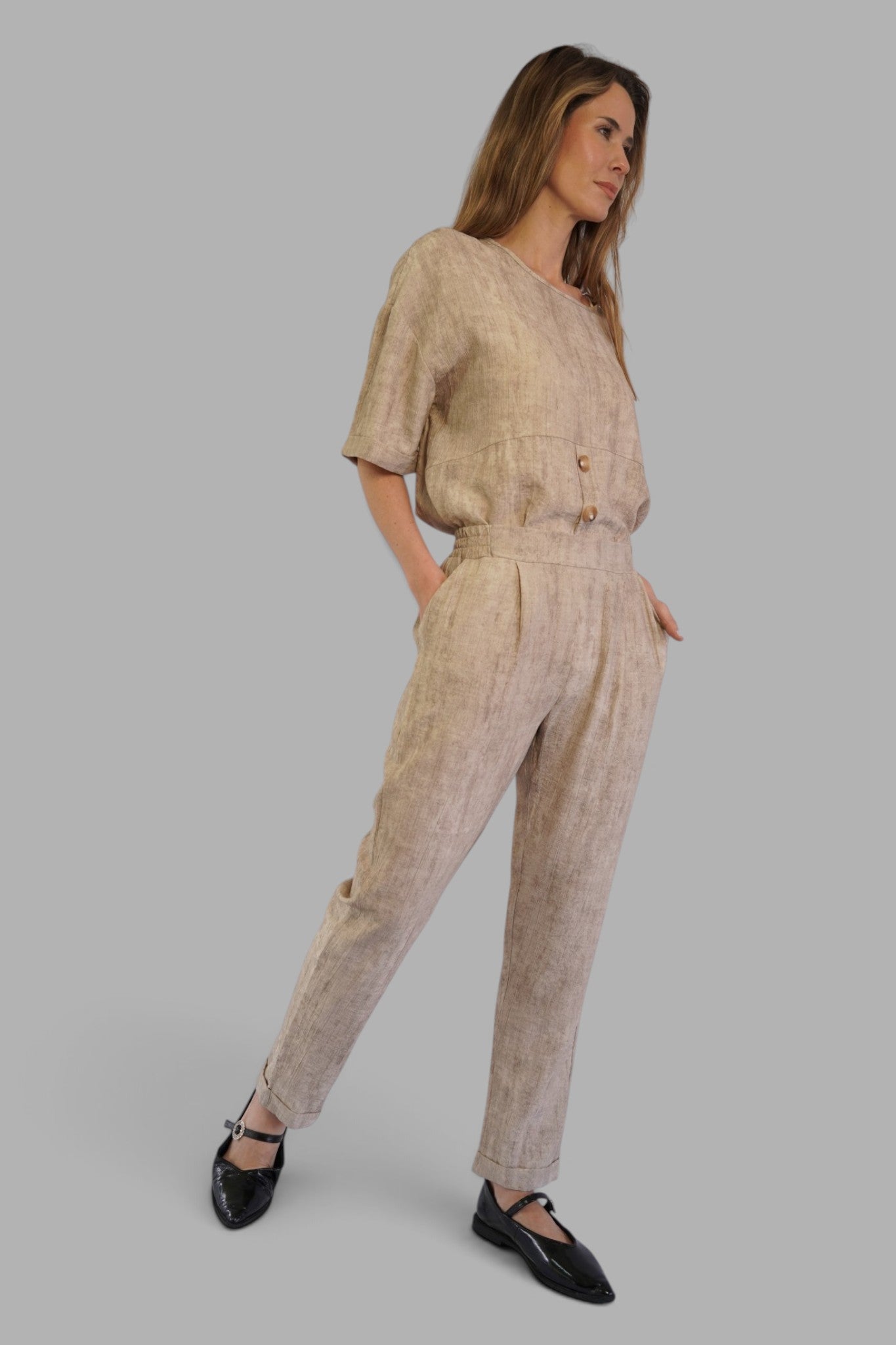 Pantalón Martina Beige Leidiró