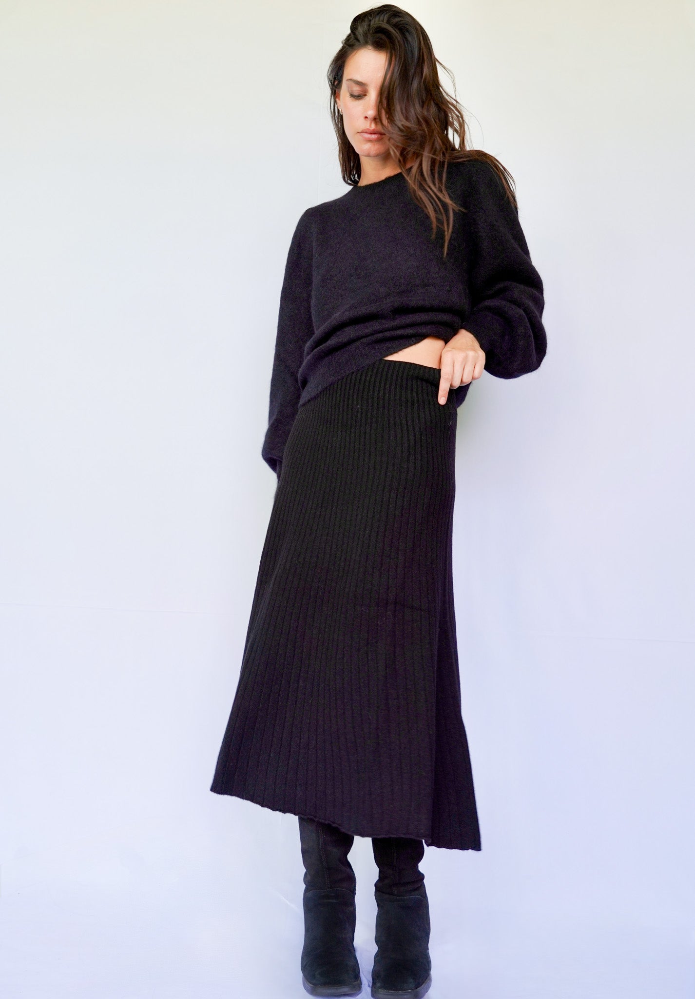 Falda Eleonora Negro