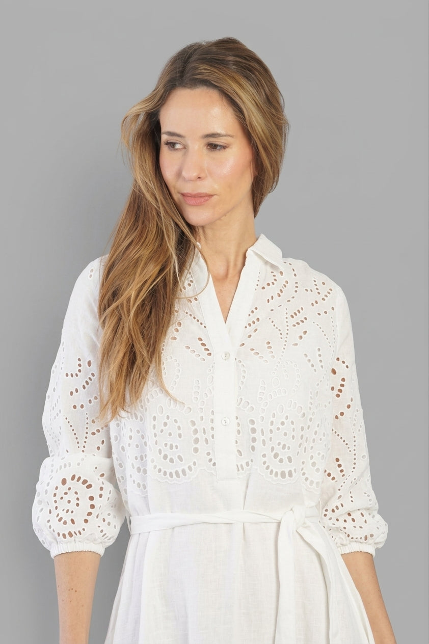 Vestido Nicoletta Blanco Leidiró