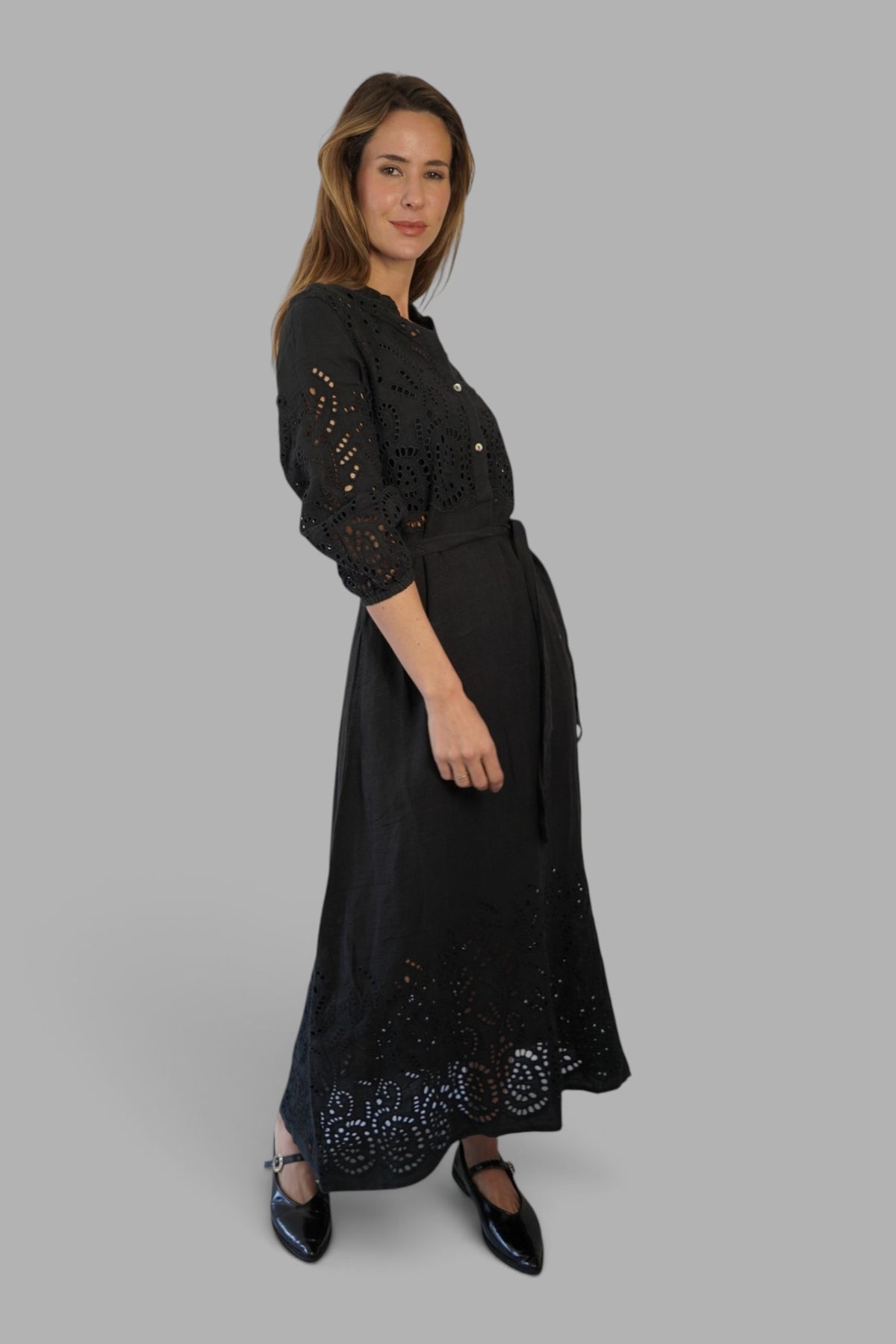 Vestido Nicoletta Negro Leidiró