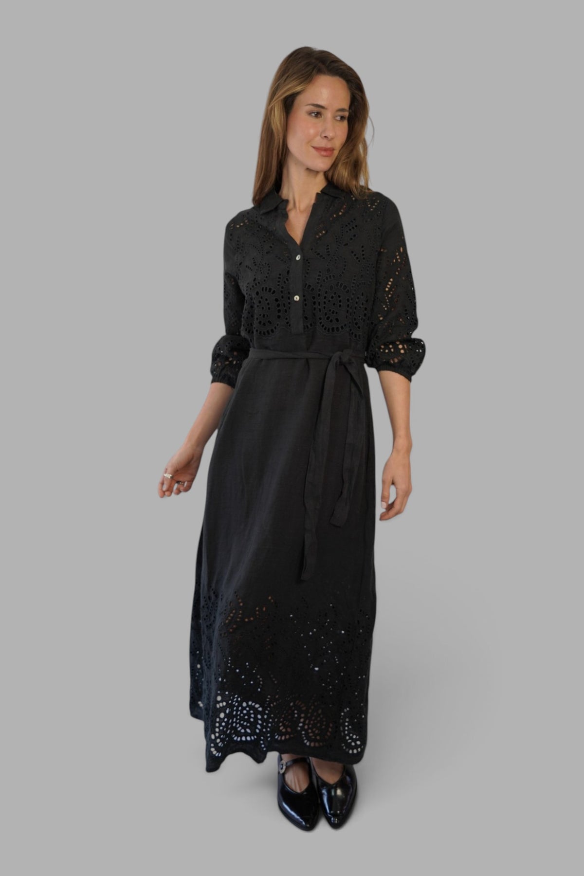 Vestido Nicoletta Negro Leidiró