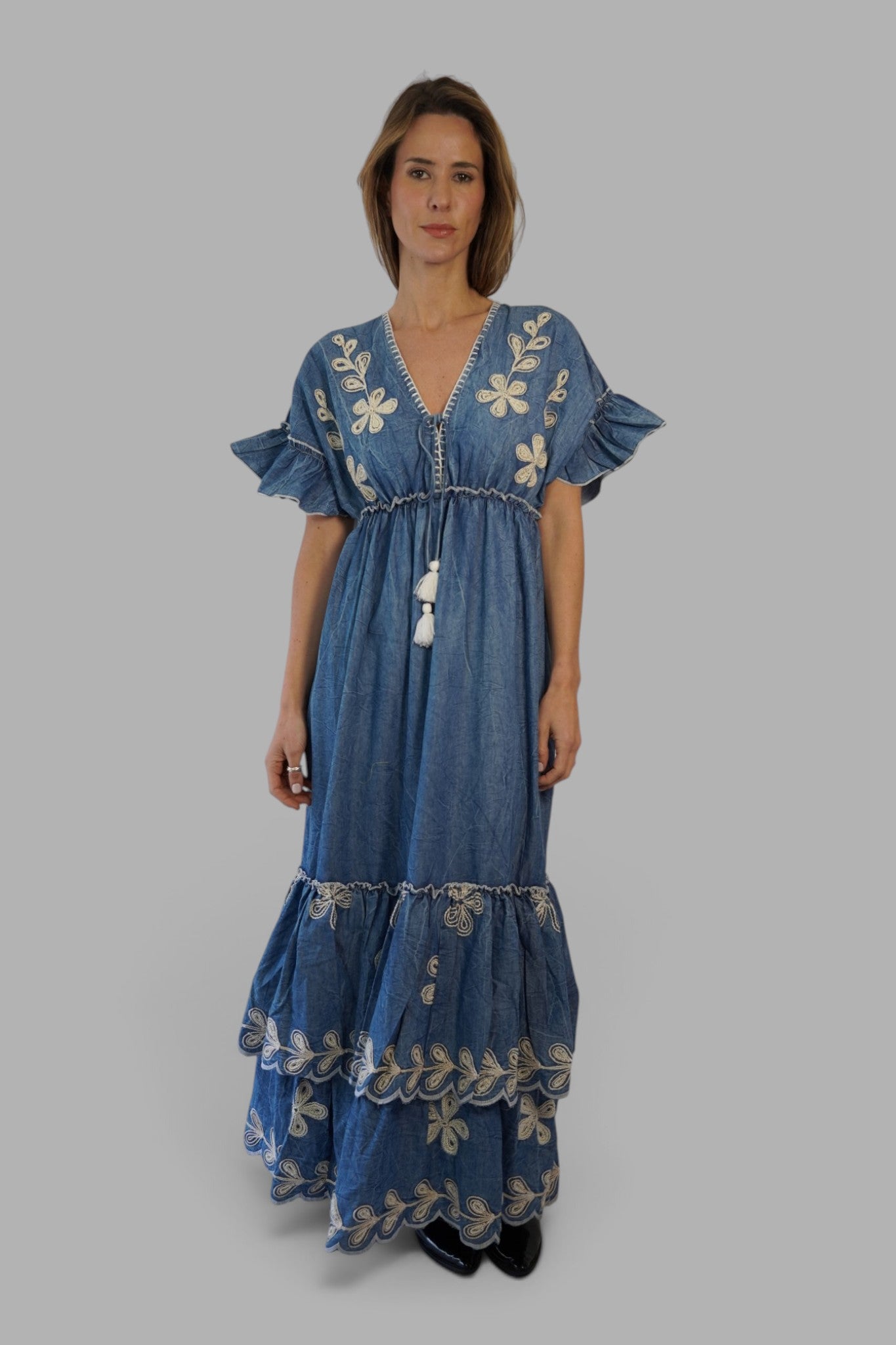 Vestido Viola Denim Leidiró