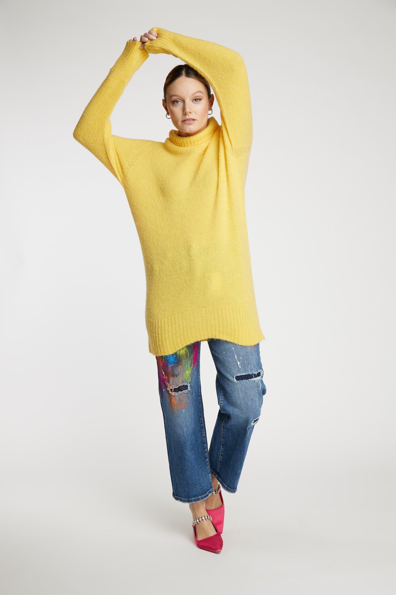 Sweater giallo Leidiró