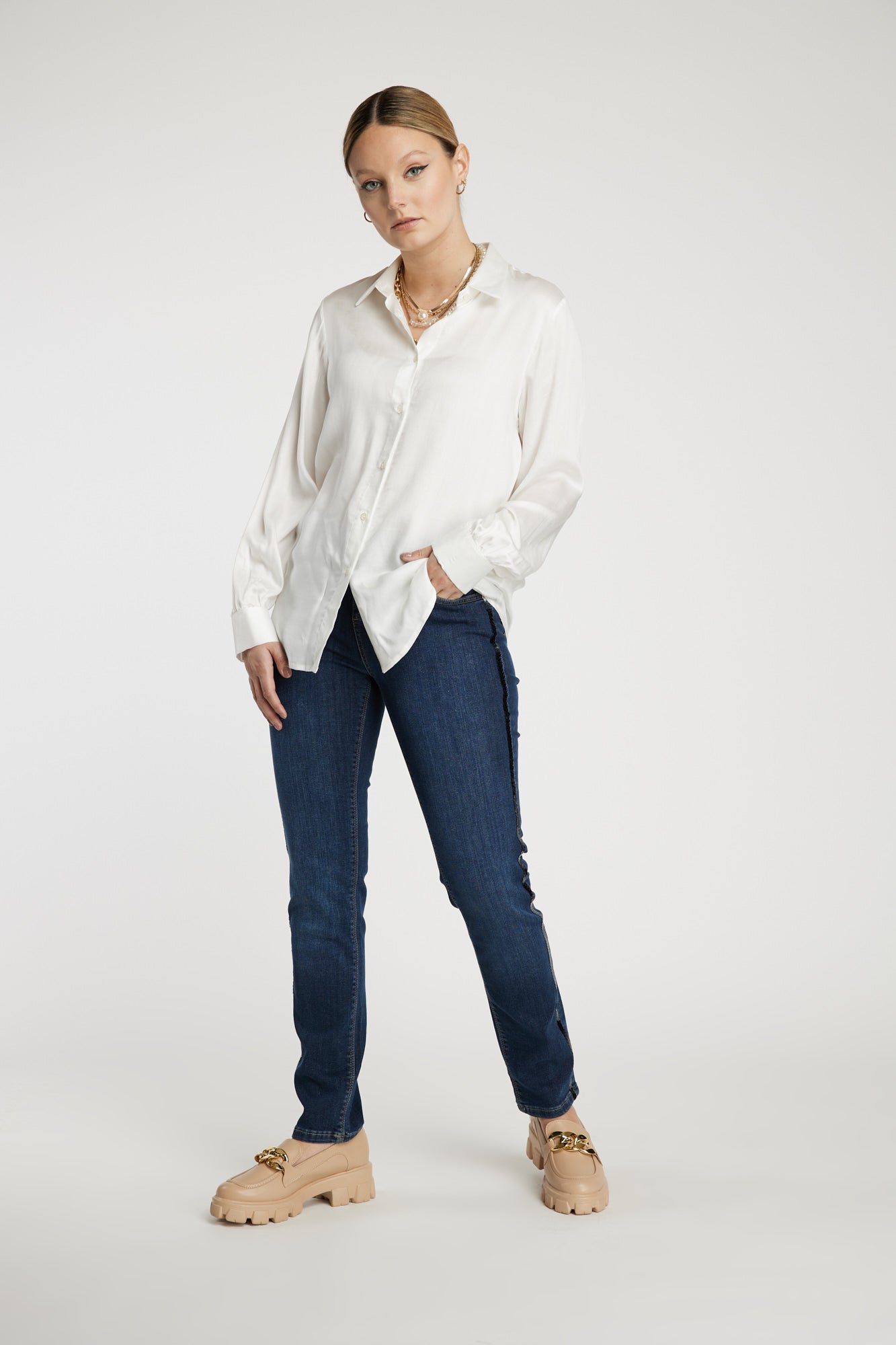 BLUSA BIANCO NEVE LEIDIRÓ