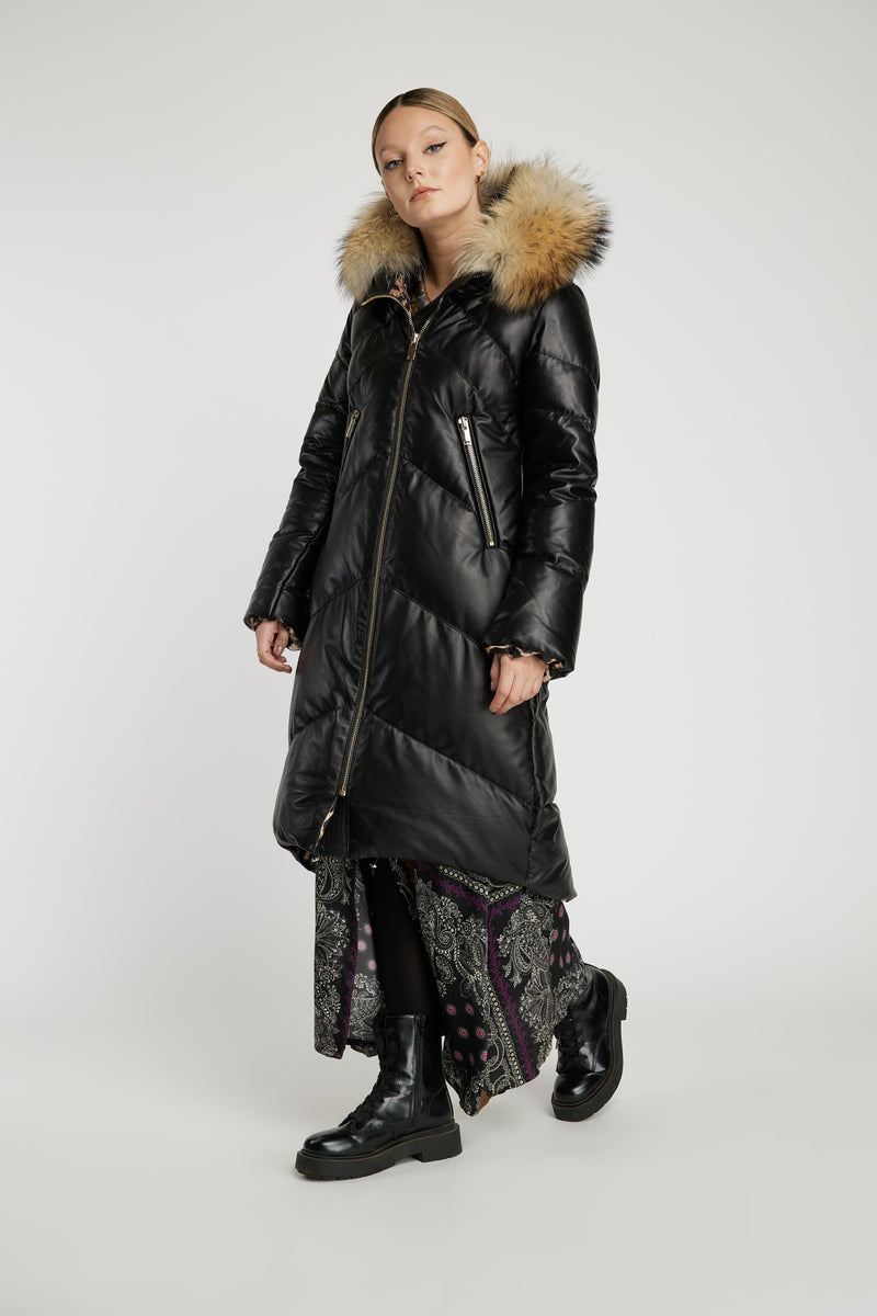 Parka negra Leidiró