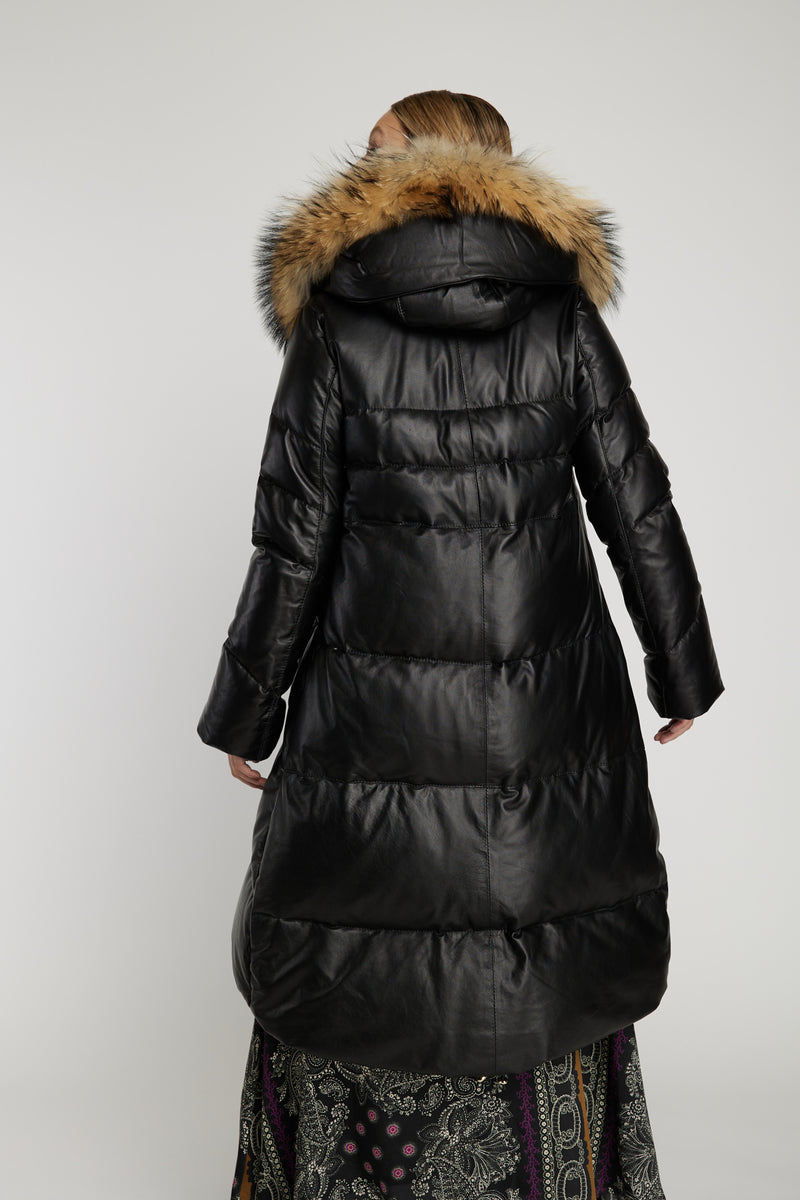 Parka negra Leidiró