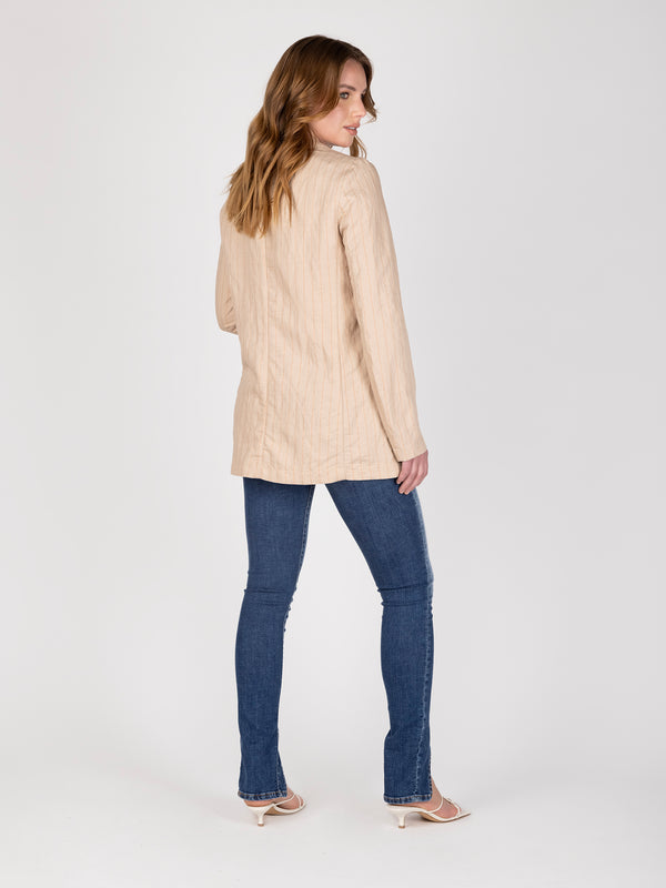 Chaqueta Beige Leidiro