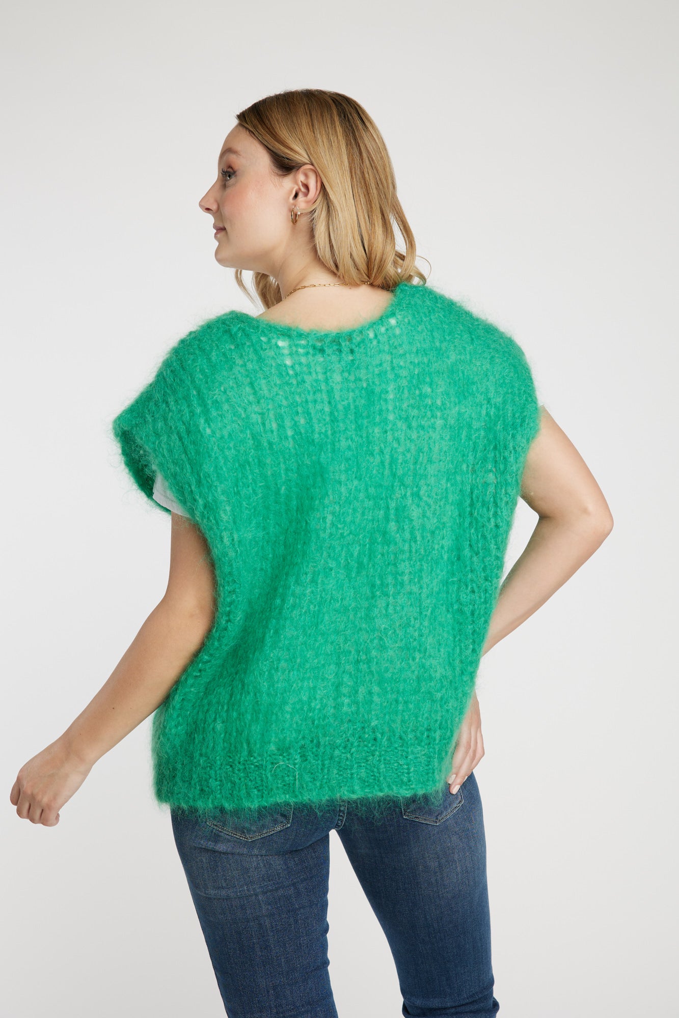 GILLET VERDE ACQUA LEIDIRÓ