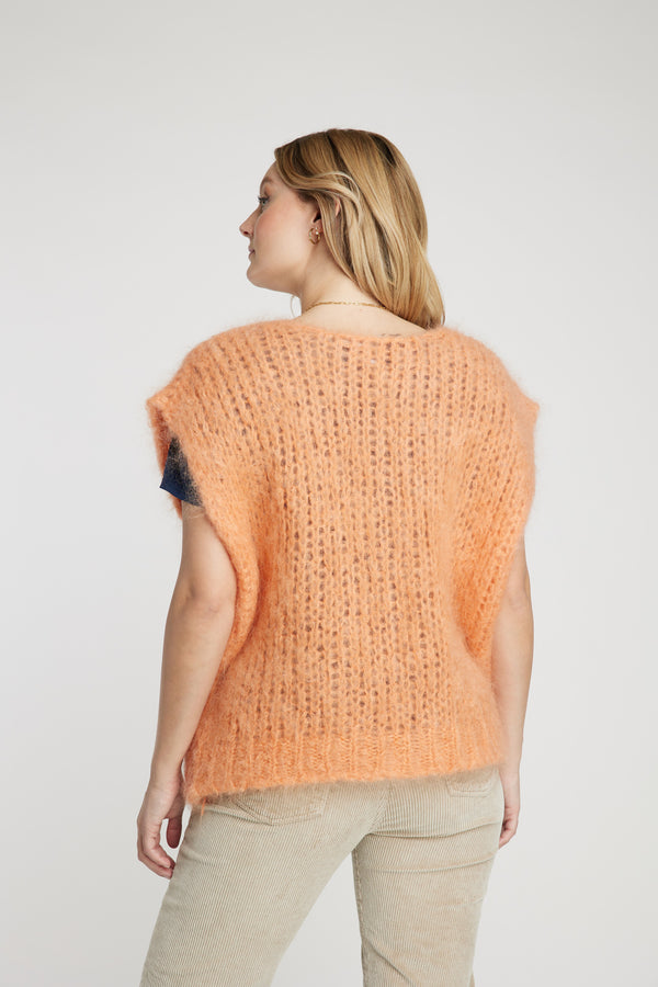GILLET ARANCIONE LEIDIRÓ