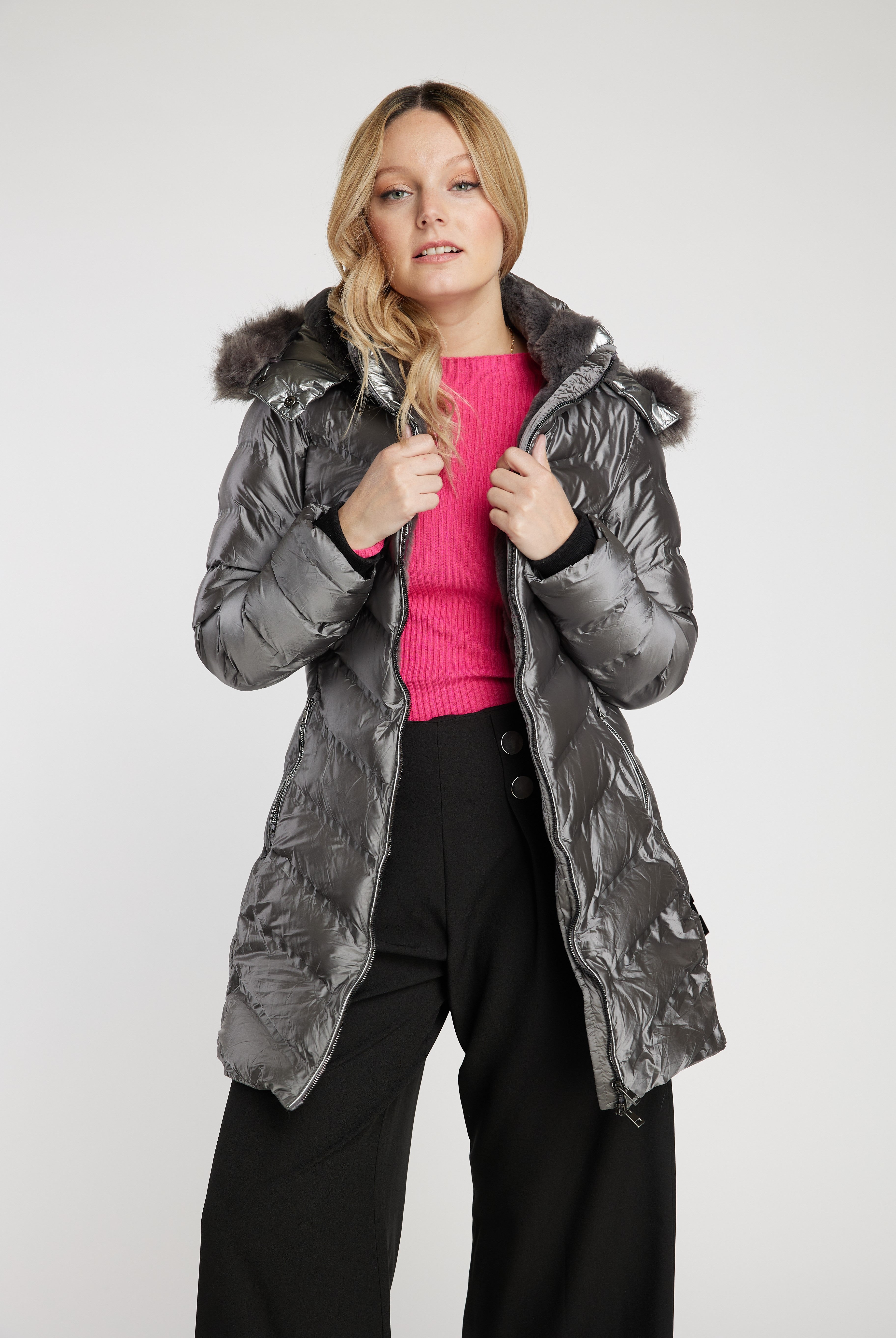 Parka Gris Leidiró