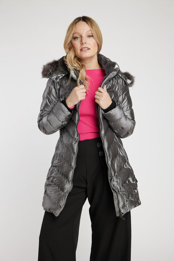 Parka Gris Leidiró