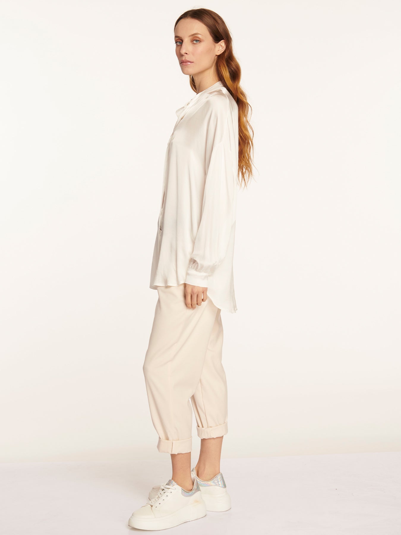 Blusa Fiorella Latte Leidiró